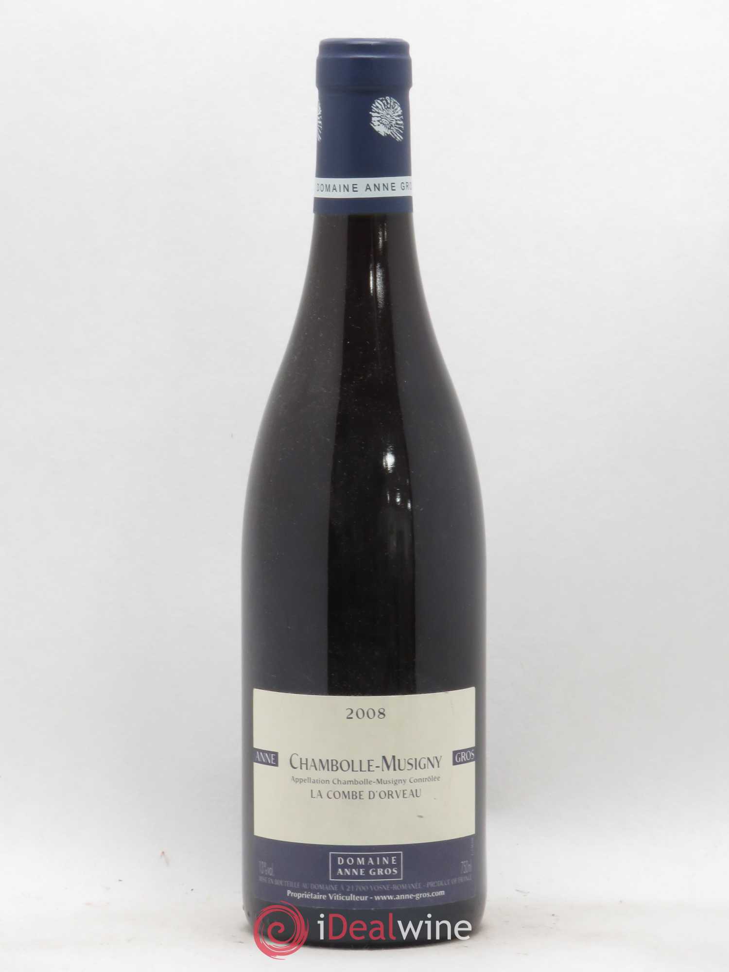 Chambolle-Musigny A.-F. Gros La Combe D'Orveau (sans prix de réserve) 2008 - Posten von 1 Flasche - 0
