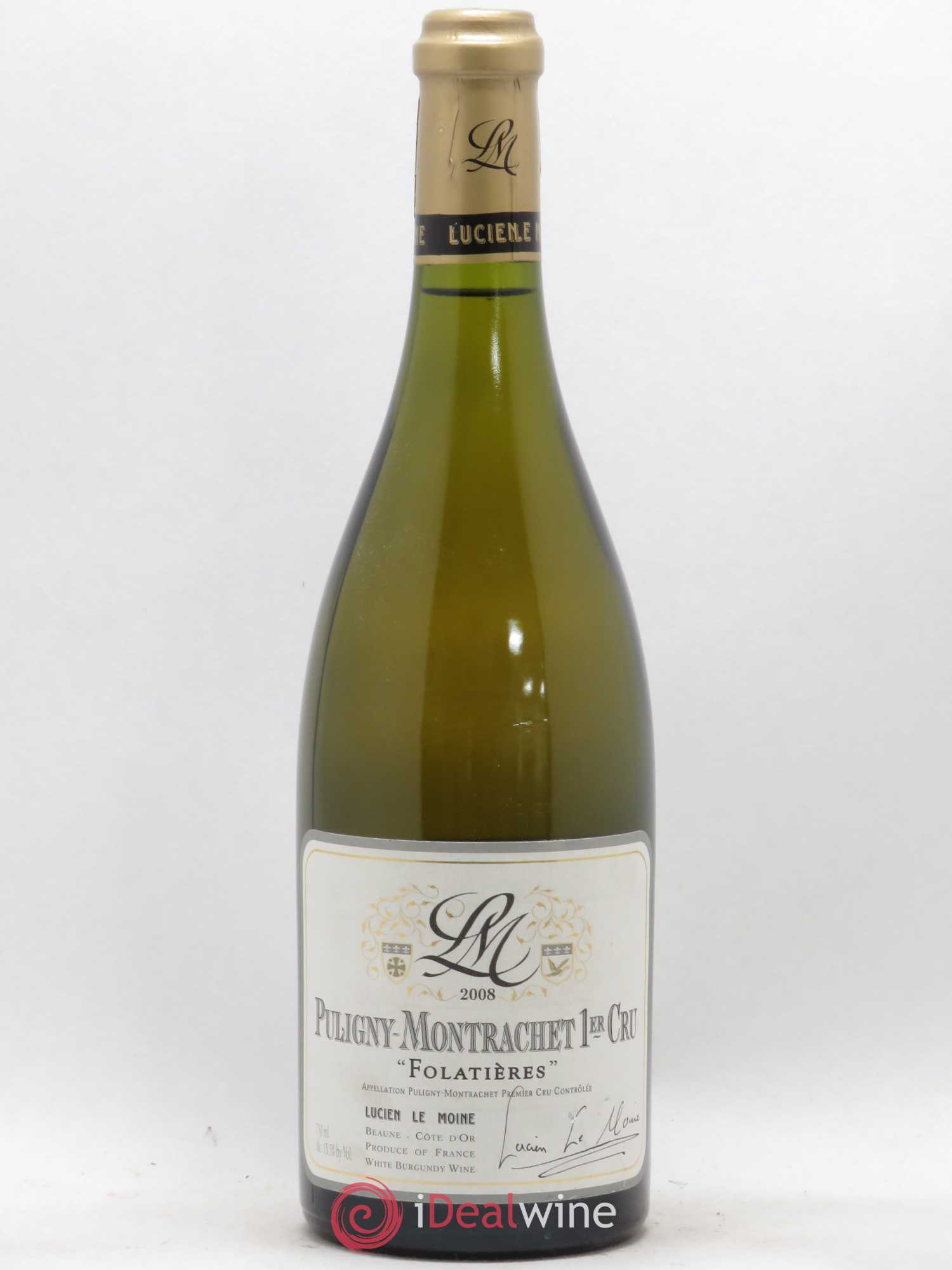 Puligny-Montrachet 1er Cru Folatieres Lemoine (sans prix de réserve) 2008 - Lotto di 1 bottiglia - 0
