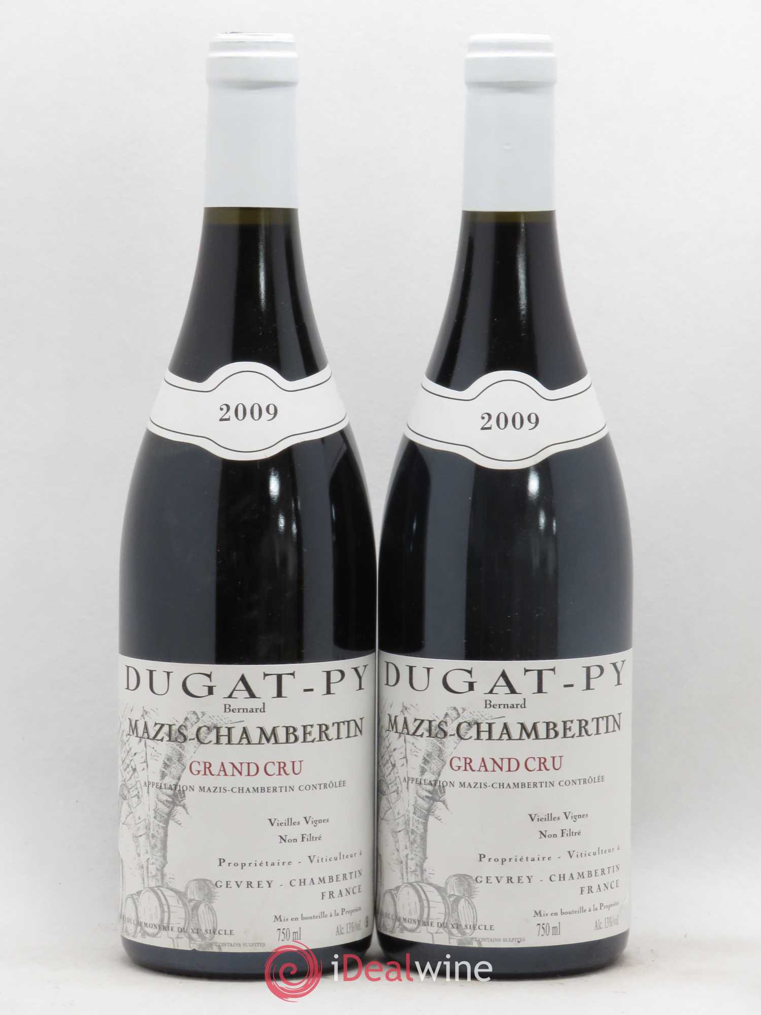 Mazis-Chambertin Grand Cru Vieilles Vignes Dugat-Py 2009 - Lot de 2 bouteilles - 0