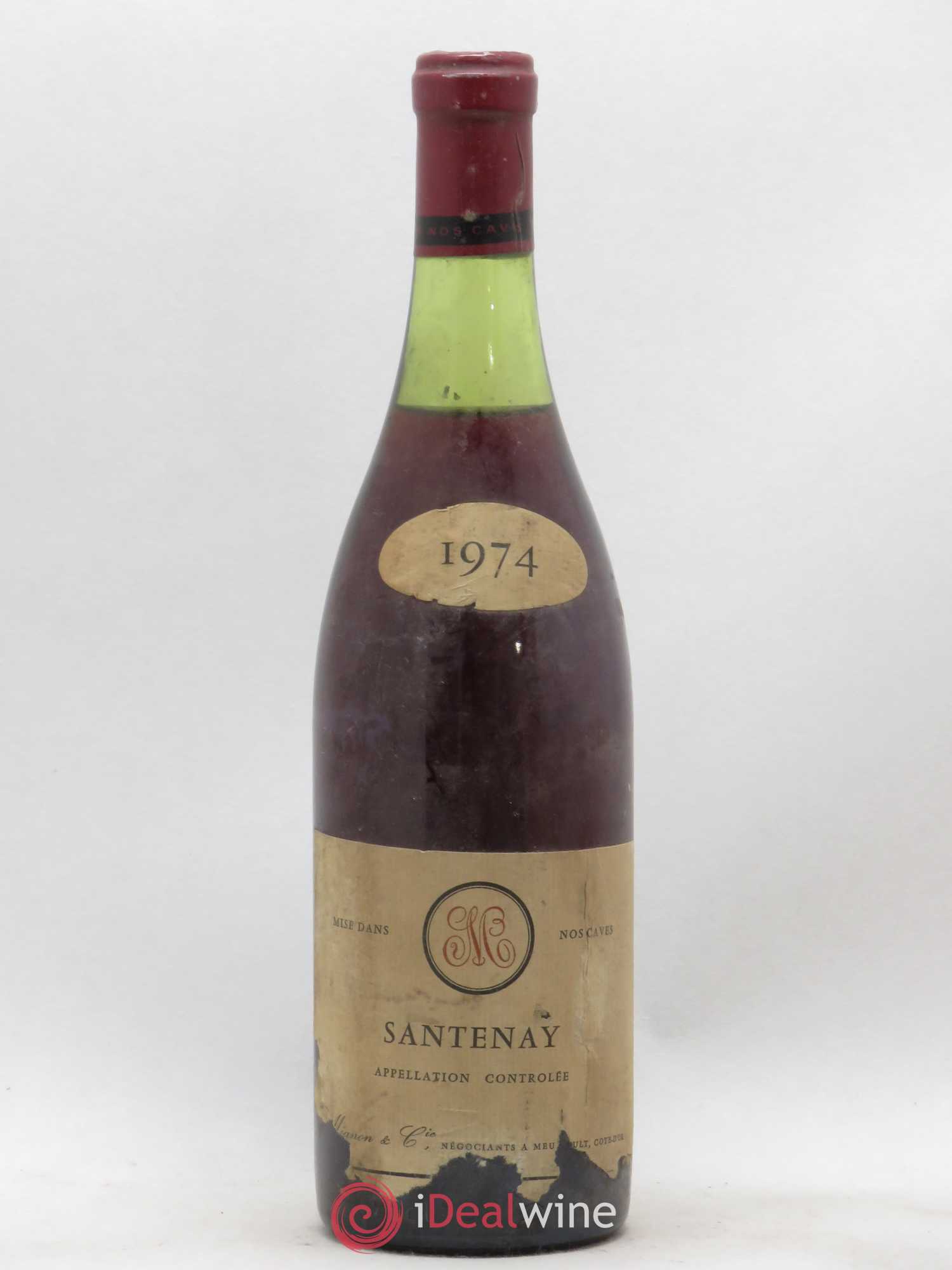 Santenay Mignon (sans prix de réserve) (sans prix de réserve) 1974 - Posten von 1 Flasche - 0