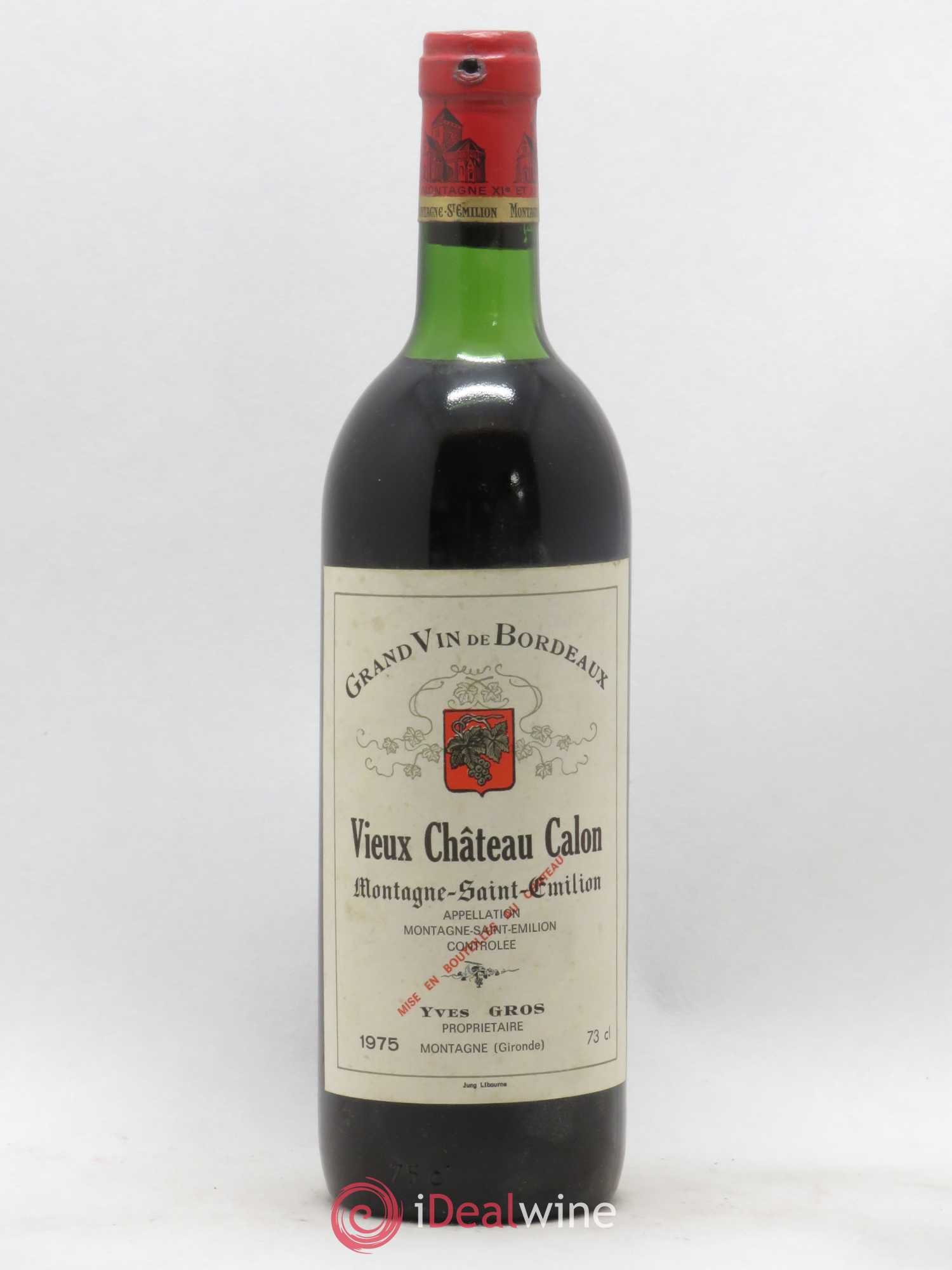 Montagne Saint-Émilion Vieux Château Calon (sans prix de réserve) (sans prix de réserve) 1975 - Posten von 1 Flasche - 0