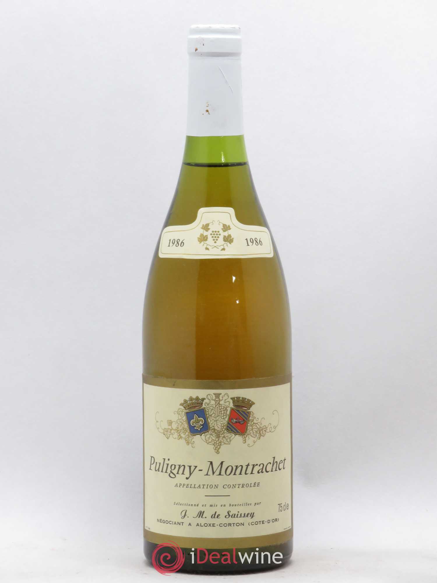 Puligny-Montrachet De Saissey (sans prix de réserve) 1986 - Posten von 1 Flasche - 0