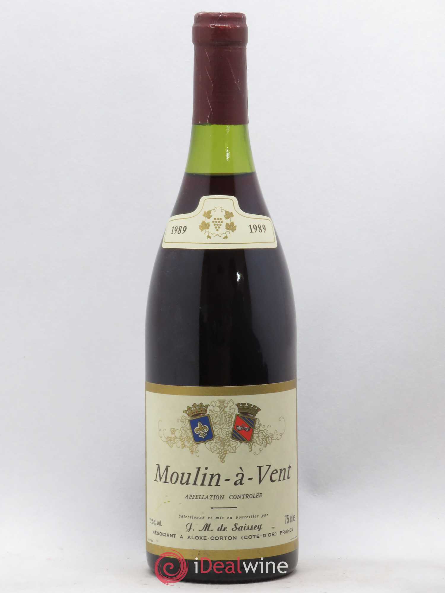 Moulin-à-Vent De Saissey (sans prix de réserve) 1989 - Posten von 1 Flasche - 0