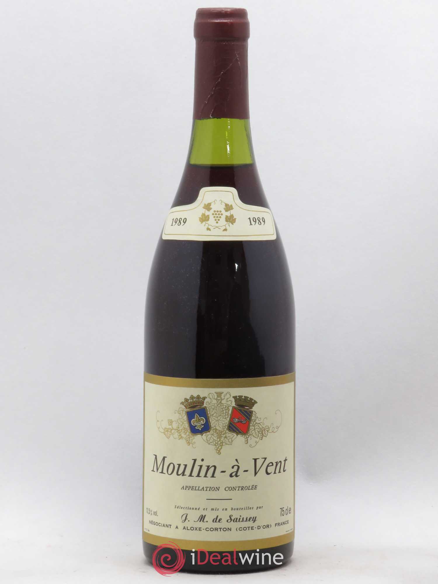 Moulin-à-Vent De Saissey (sans prix de réserve) 1989 - Posten von 1 Flasche - 0