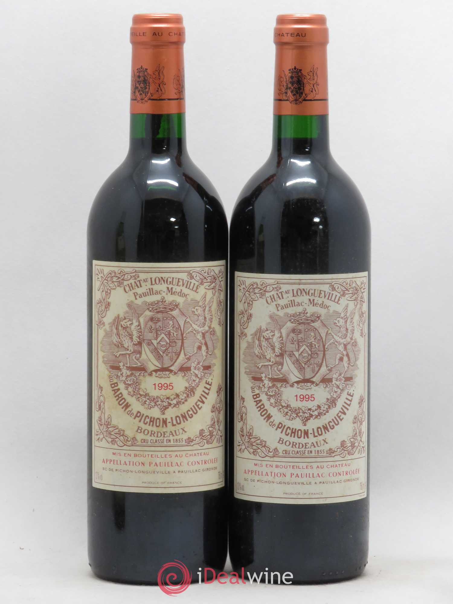 Pichon Longueville Baron 2ème Grand Cru Classé (sans prix de réserve) 1995 - Lot de 2 bouteilles - 0