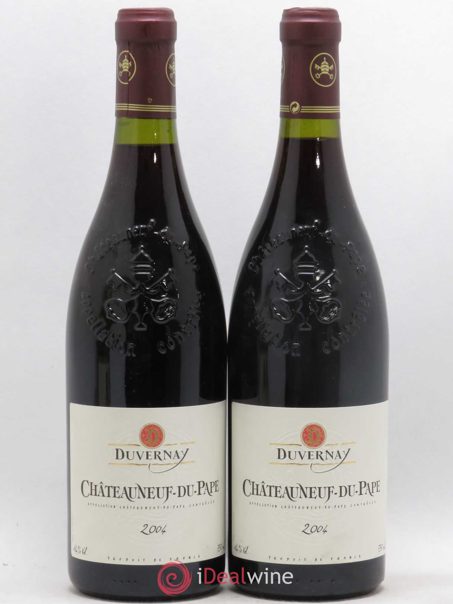 Châteauneuf-du-Pape Duvernay (sans prix de réserve) 2004 - Posten von 2 Flaschen - 0
