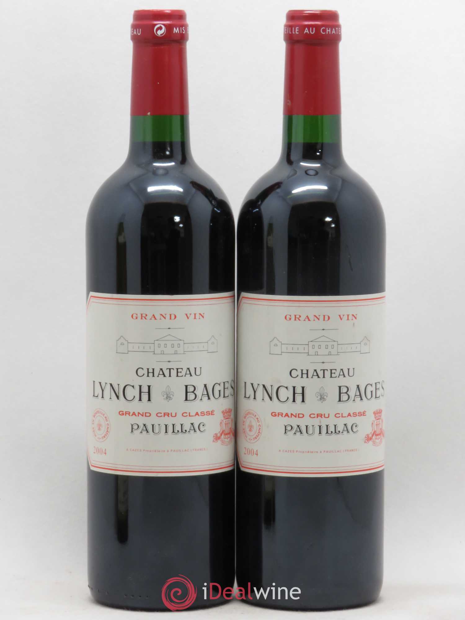 Château Lynch Bages 5ème Grand Cru Classé (senza prezzo di riserva) 2004 - Lotto di 2 bottiglie - 0