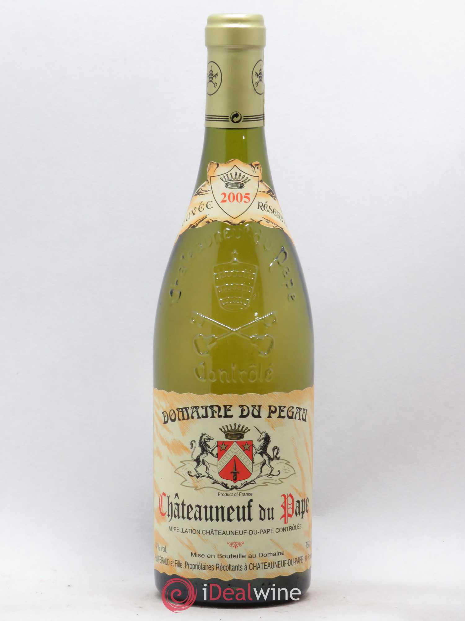 Châteauneuf-du-Pape Cuvée Reservée Domaine du Pegau (sans prix de réserve) 2005 - Posten von 1 Flasche - 0