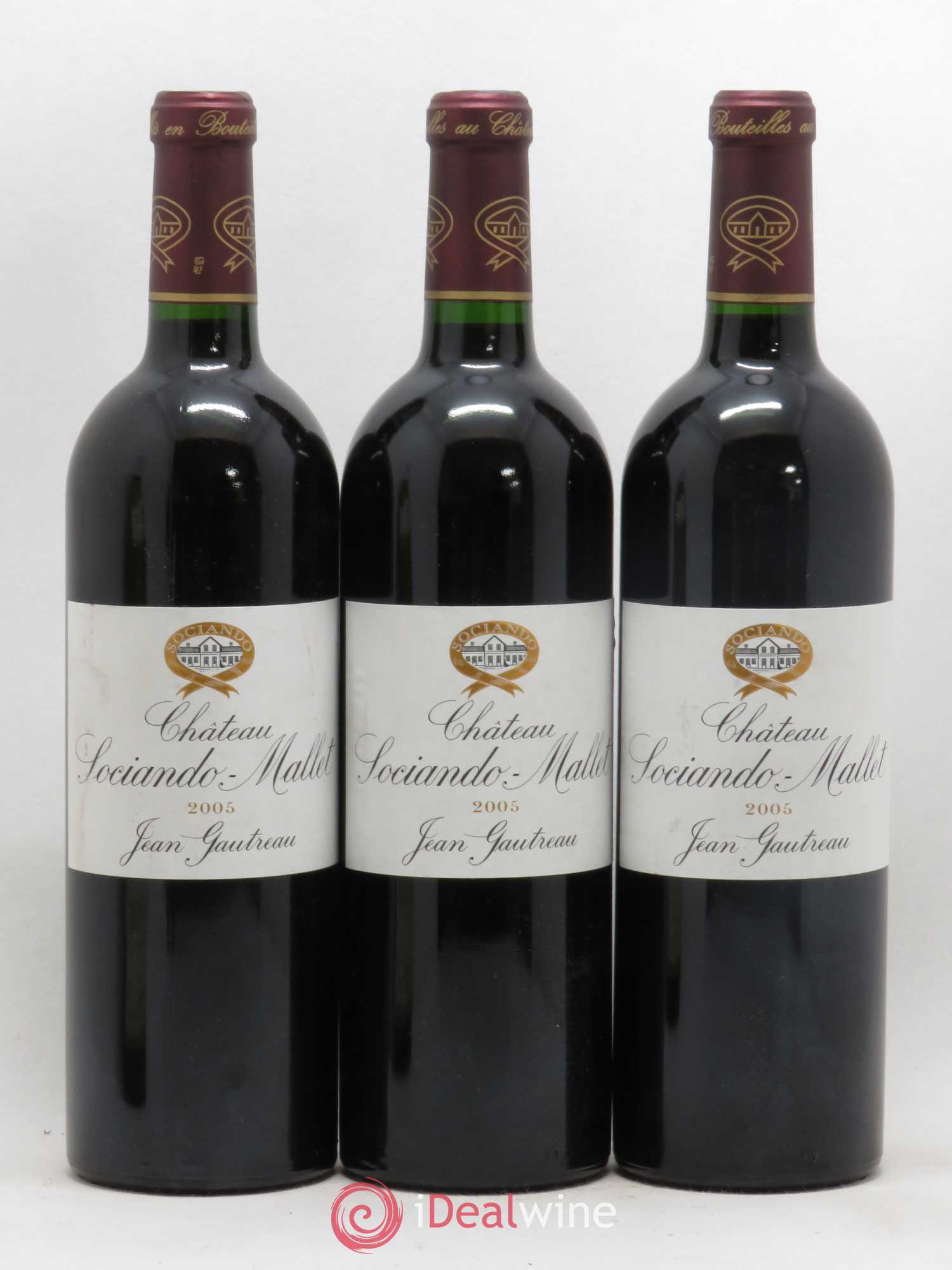 Château Sociando Mallet (sans prix de réserve) 2005 - Lot de 6 bouteilles - 2