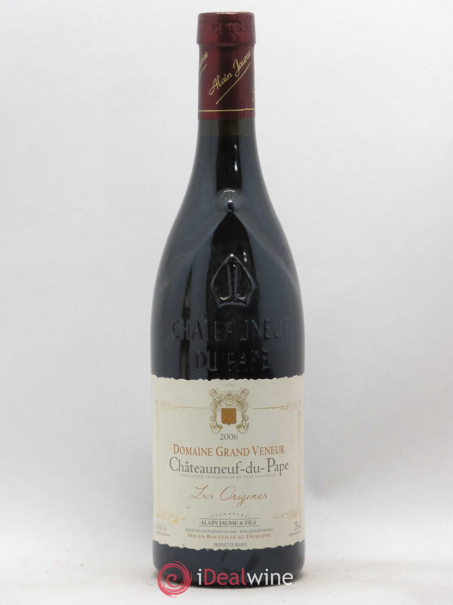 Châteauneuf-du-Pape Les Origines Jaume et Fils (sans prix de réserve) 2006 - Posten von 1 Flasche - 0