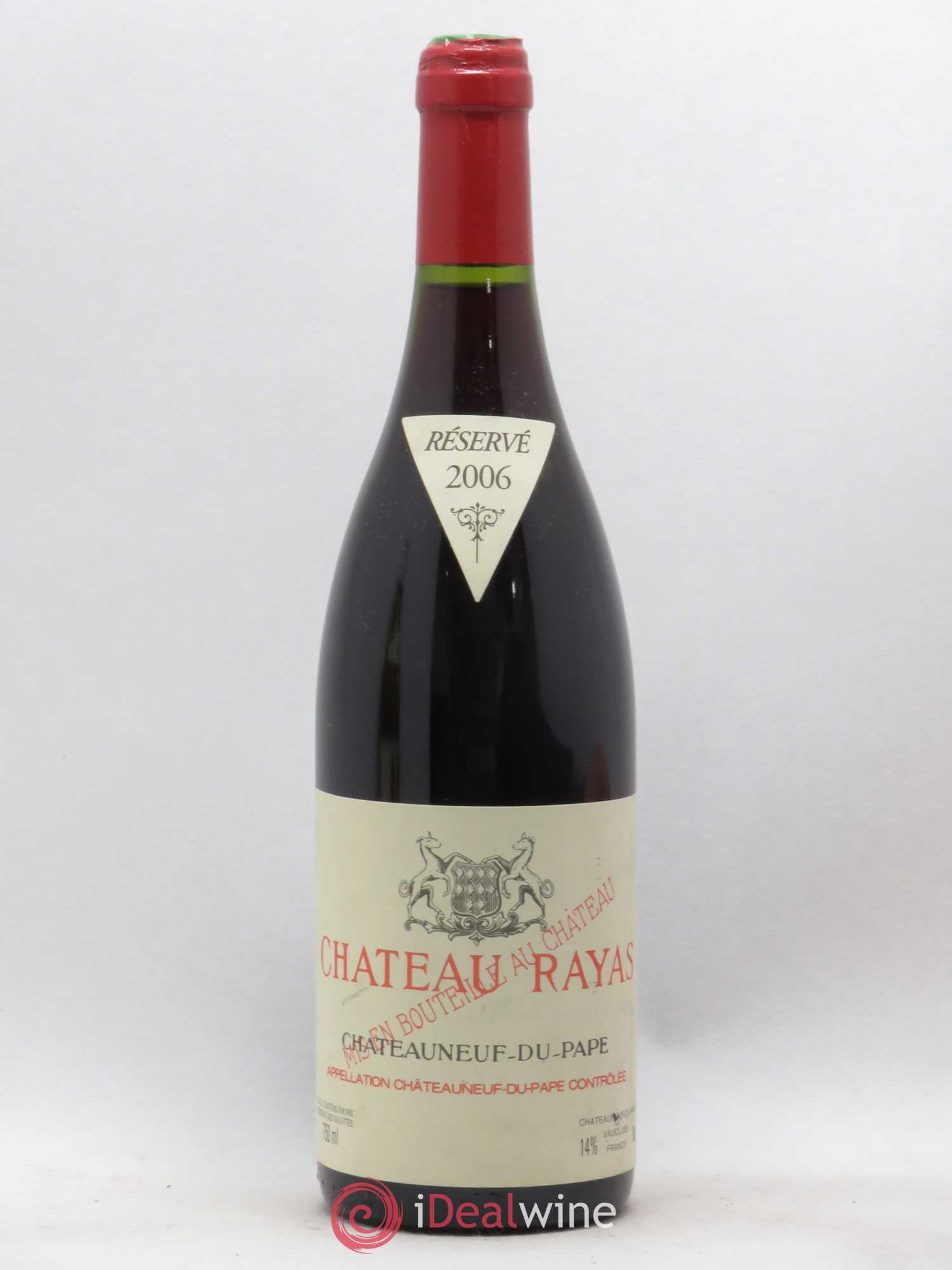 Châteauneuf-du-Pape Château Rayas Emmanuel Reynaud 2006 - Lot de 1 bouteille - 0