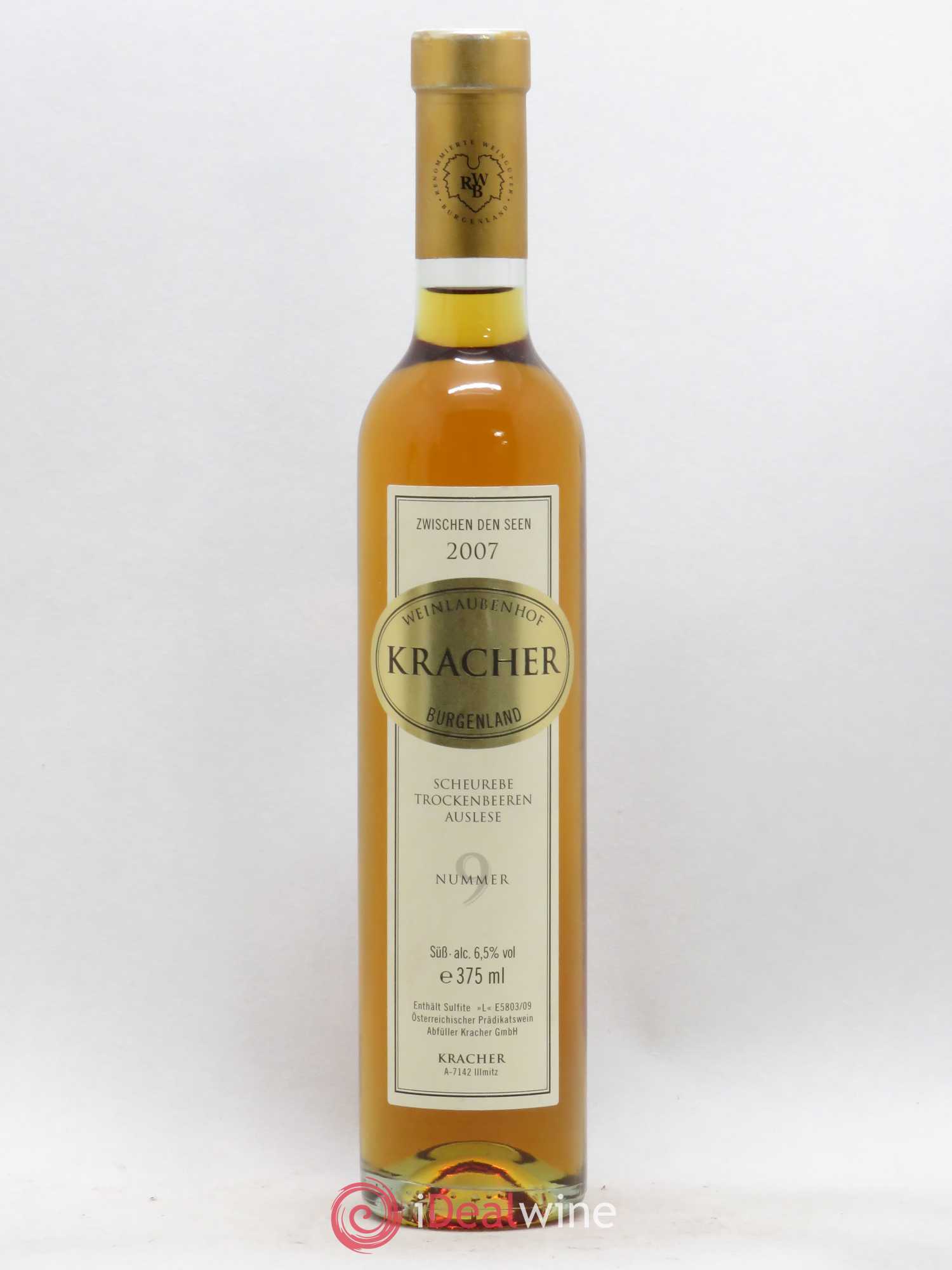 Autriche N°9 Weinlaubenhof Kracher (sans prix de réserve) 2007 - Posten von 1 Demi-Flasche - 0