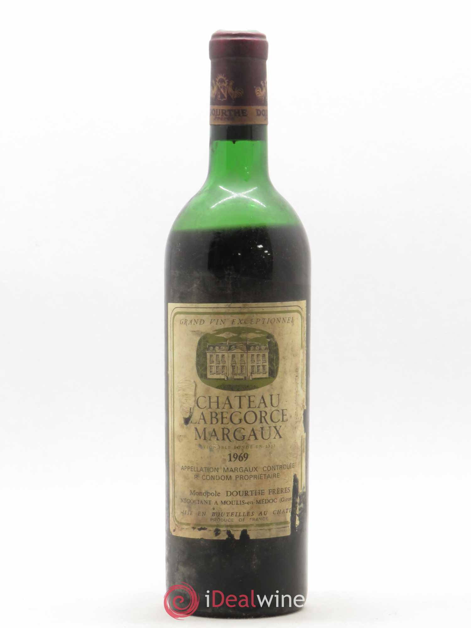 Château Labegorce Cru Bourgeois (sans prix de réserve) (sans prix de réserve) 1969 - Lot de 1 bouteille - 0