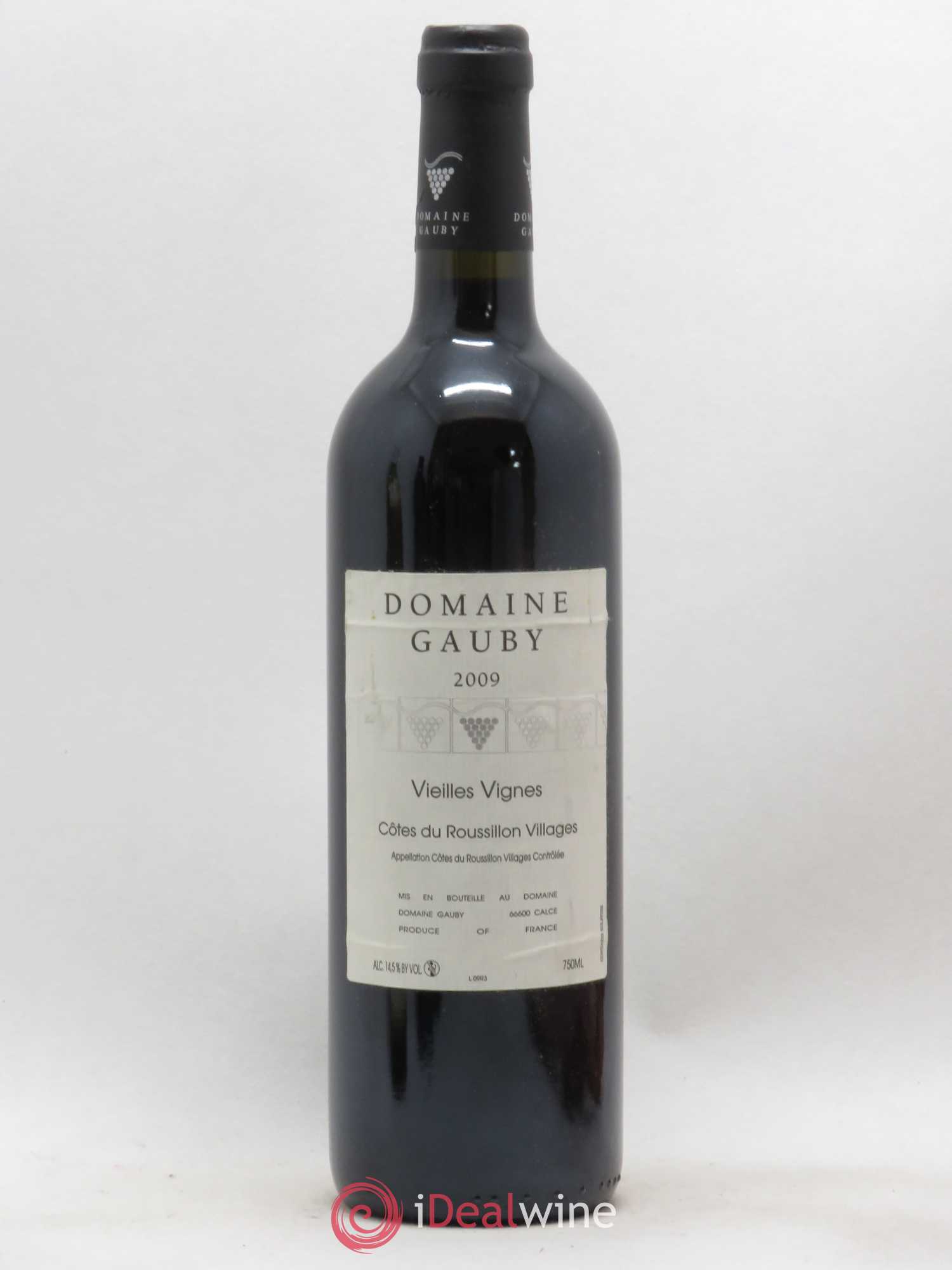 Côtes du Roussillon Villages Vieilles vignes Gauby (Domaine) (sans prix de réserve) 2009 - Lot de 1 bouteille - 0