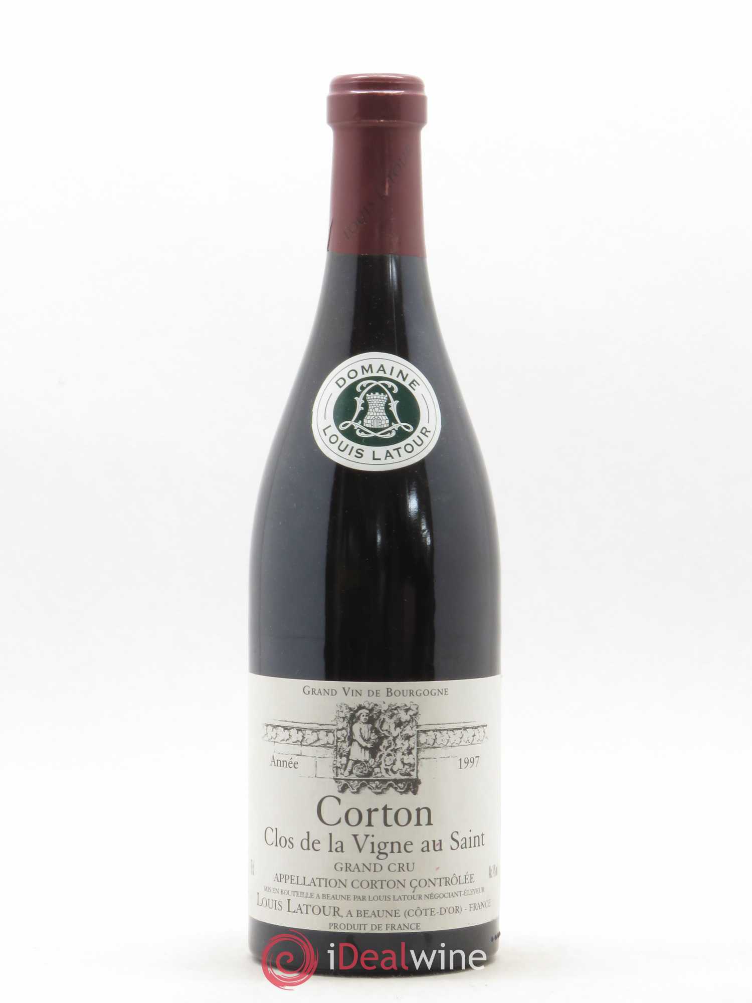 Corton Grand Cru Clos de la vigne au Saint Louis Latour (sans prix de réserve) 1997 - Lot de 1 bouteille - 0