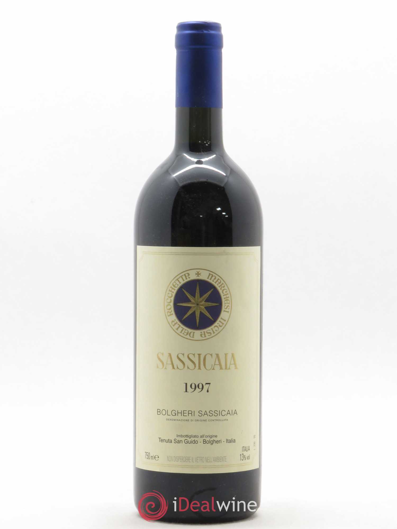 Bolgheri DOC Sassicaia Tenuta San Guido (sans prix de réserve) 1997 - Lot de 1 bouteille - 0