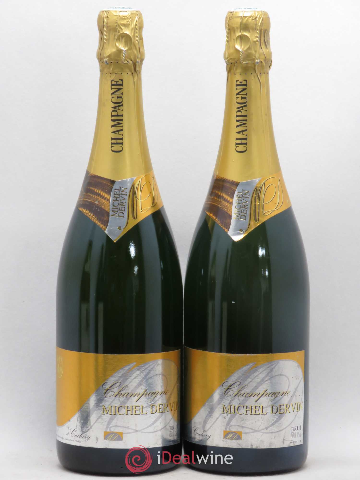 Champagne Dervain (sans prix de réserve) - Posten von 2 Flaschen - 0