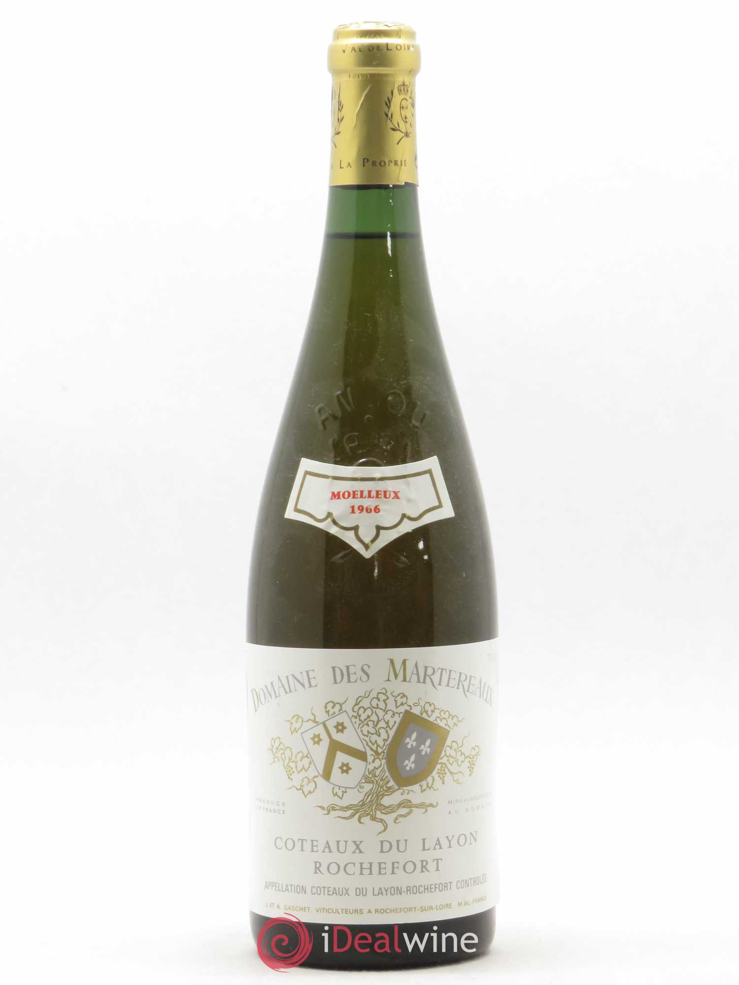 Coteaux du Layon Rochefort Martereaux (sans prix de réserve) 1966 - Lotto di 1 bottiglia - 0