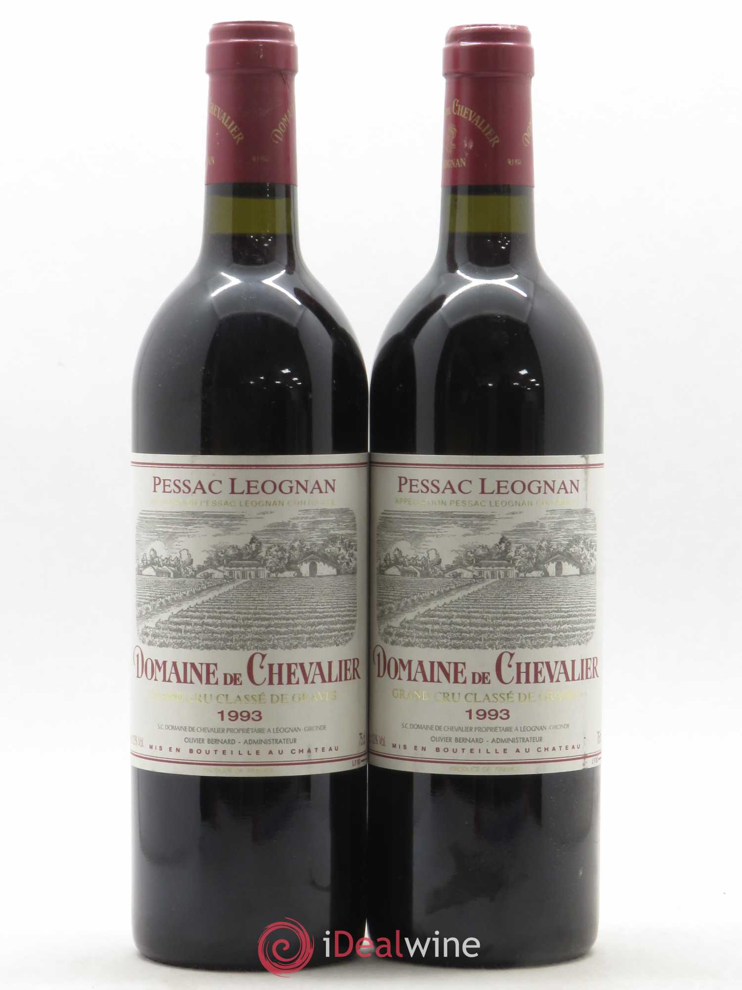 Domaine de Chevalier Cru Classé de Graves (sans prix de réserve) 1993 - Lot de 2 bouteilles - 0