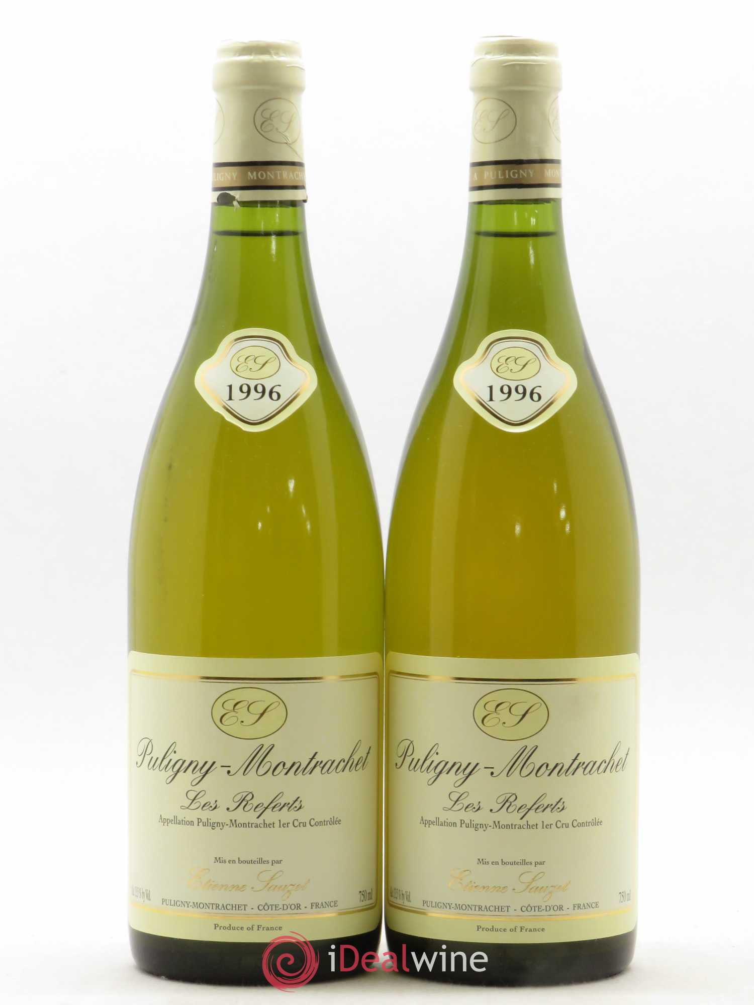 Puligny-Montrachet 1er Cru Les Referts Etienne Sauzet (sans prix de réserve) 1996 - Lot de 2 bouteilles - 0
