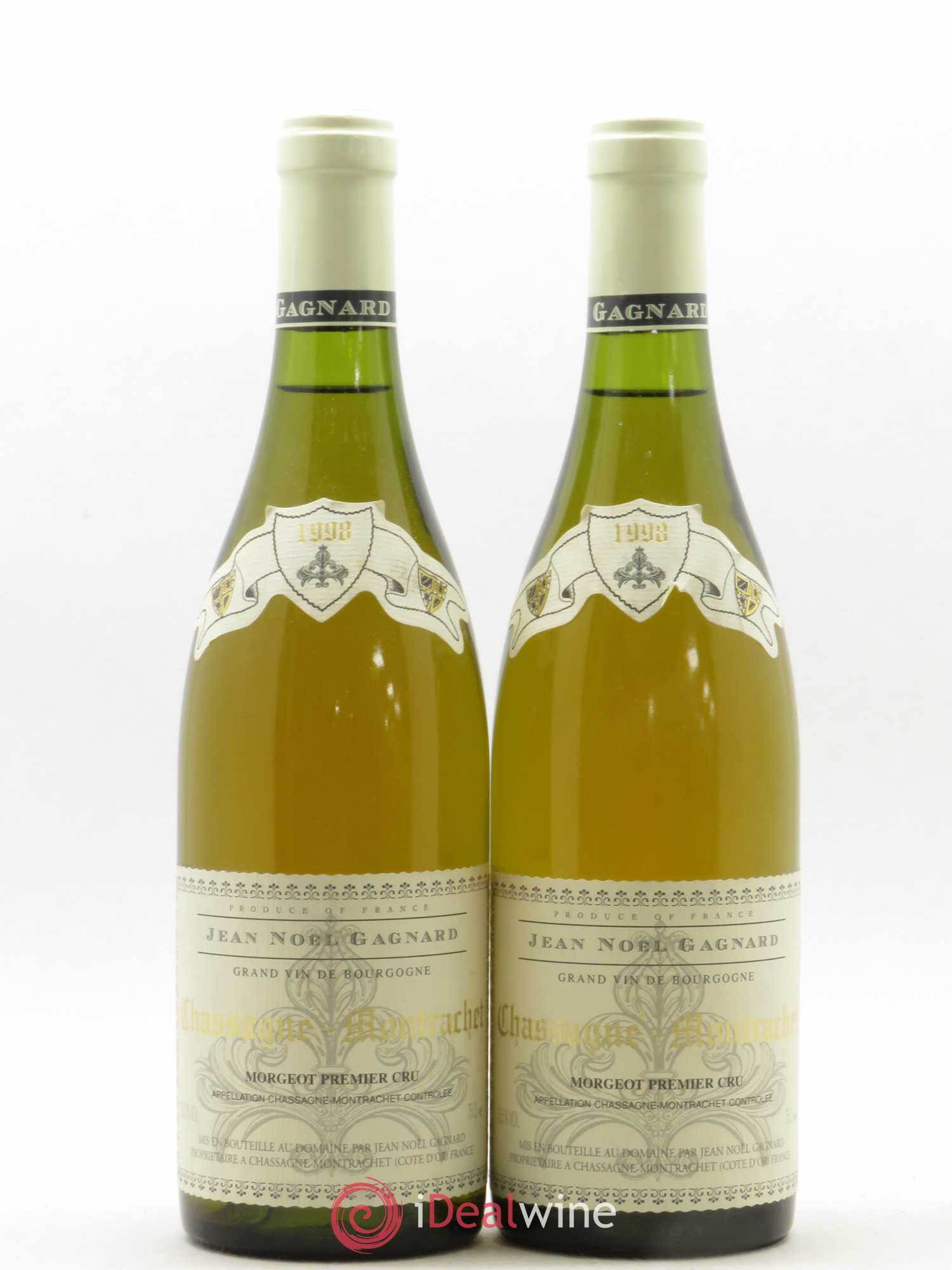 Chassagne-Montrachet 1er Cru Morgeot Gagnard (sans prix de réserve) 1998 - Posten von 2 Flaschen - 0