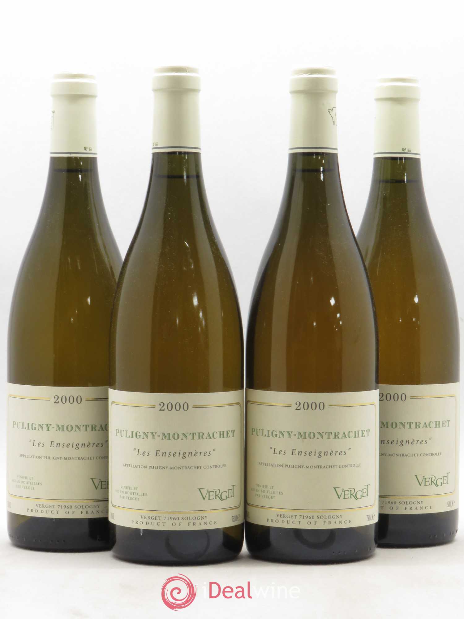 Puligny-Montrachet Enseigniere Verget (sans prix de réserve) 2000 - Posten von 4 Flaschen - 0