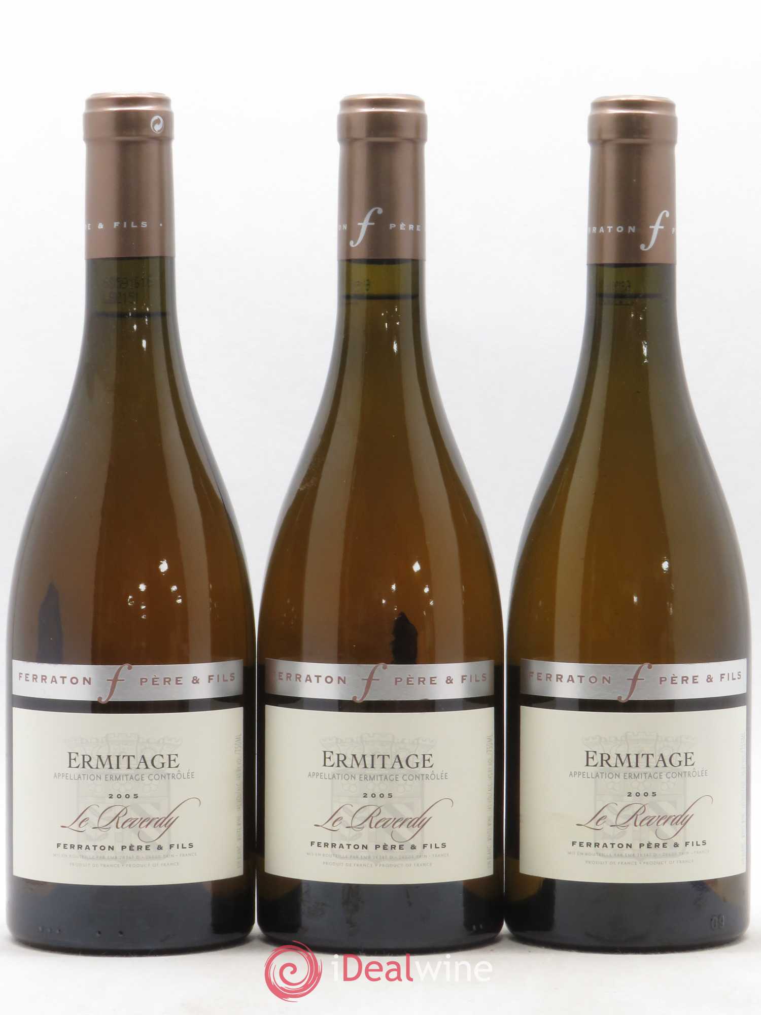Hermitage Le Reverdy Ferraton (sans prix de réserve) 2005 - Lot de 3 bouteilles - 0