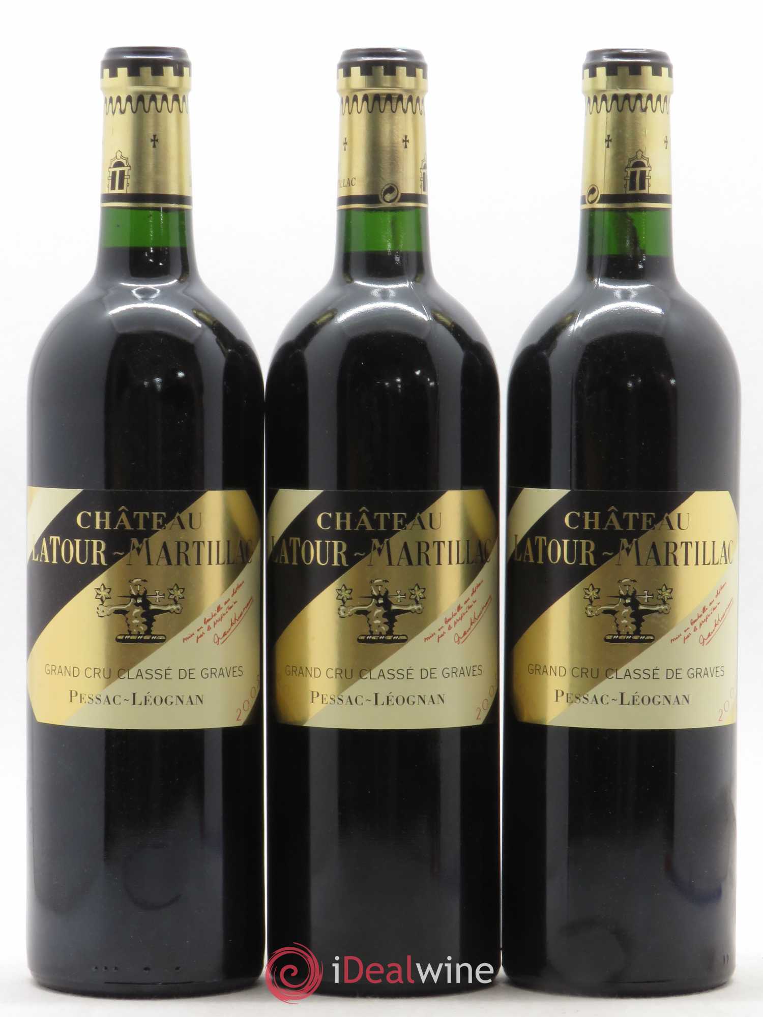 Château Latour-Martillac Cru Classé de Graves (sans prix de réserve) 2005 - Lot de 3 bouteilles - 0