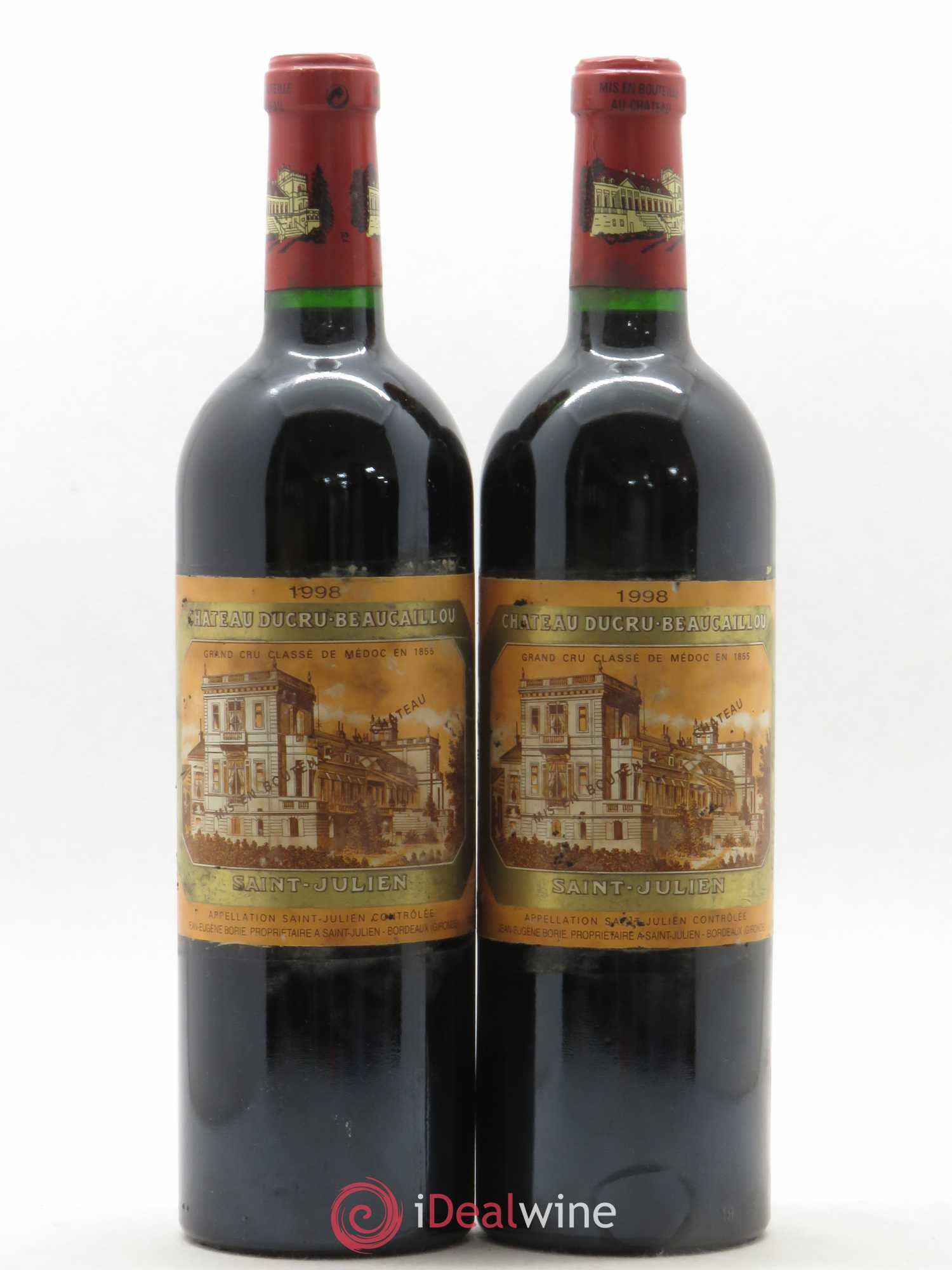 Château Ducru Beaucaillou 2ème Grand Cru Classé (sans prix de réserve) 1998 - Lot de 2 bouteilles - 0
