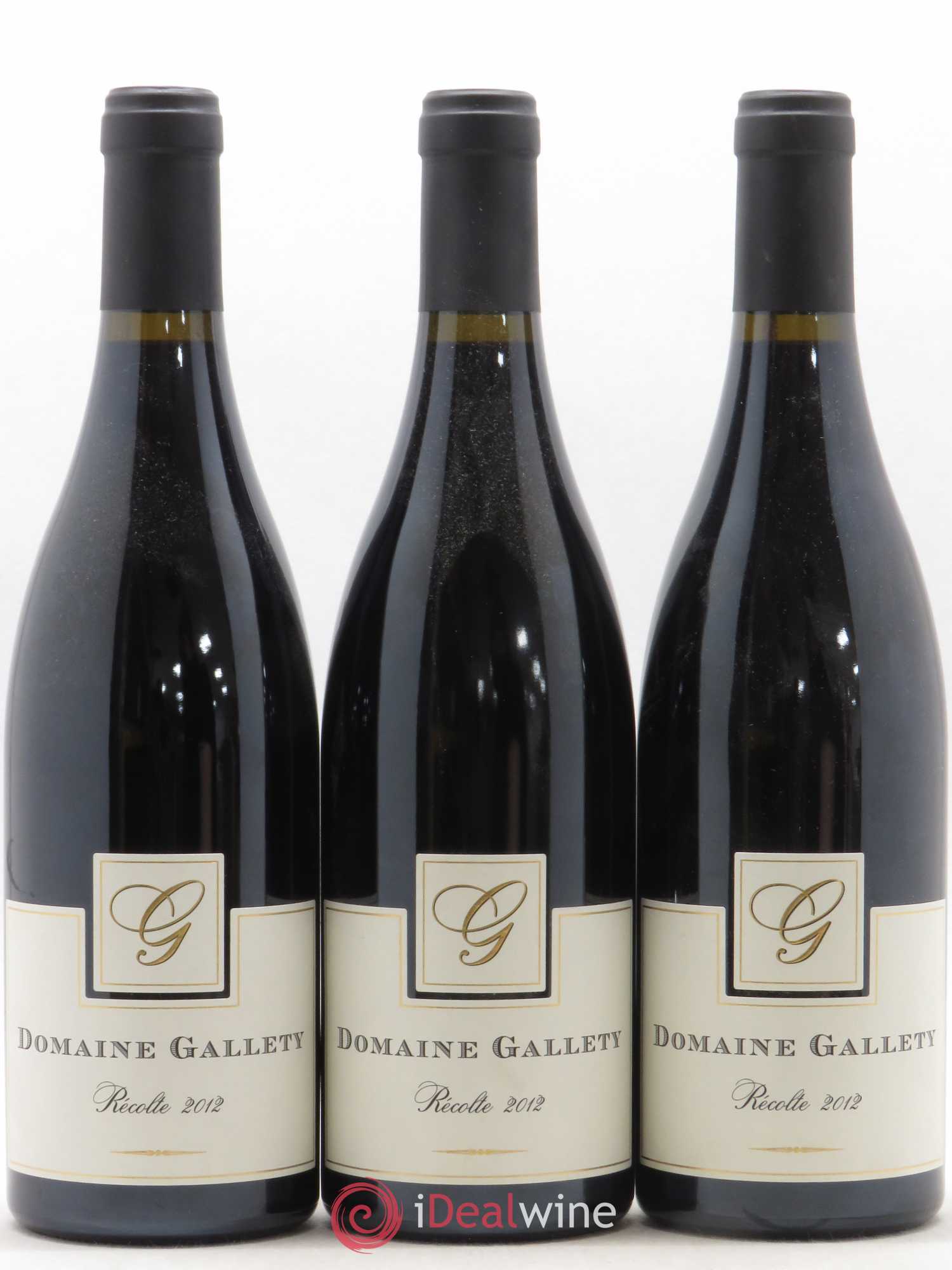 Côtes du Vivarais Gallety (Domaine) (sans prix de réserve) 2012 - Lot de 3 bouteilles - 0