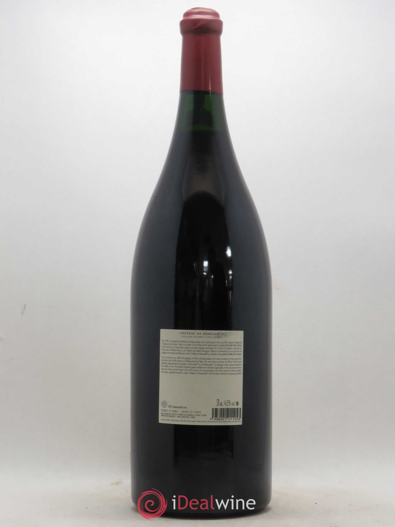 Châteauneuf-du-Pape Château de Beaucastel Famille Perrin 2011 - Lot de 1 double magnum - 1