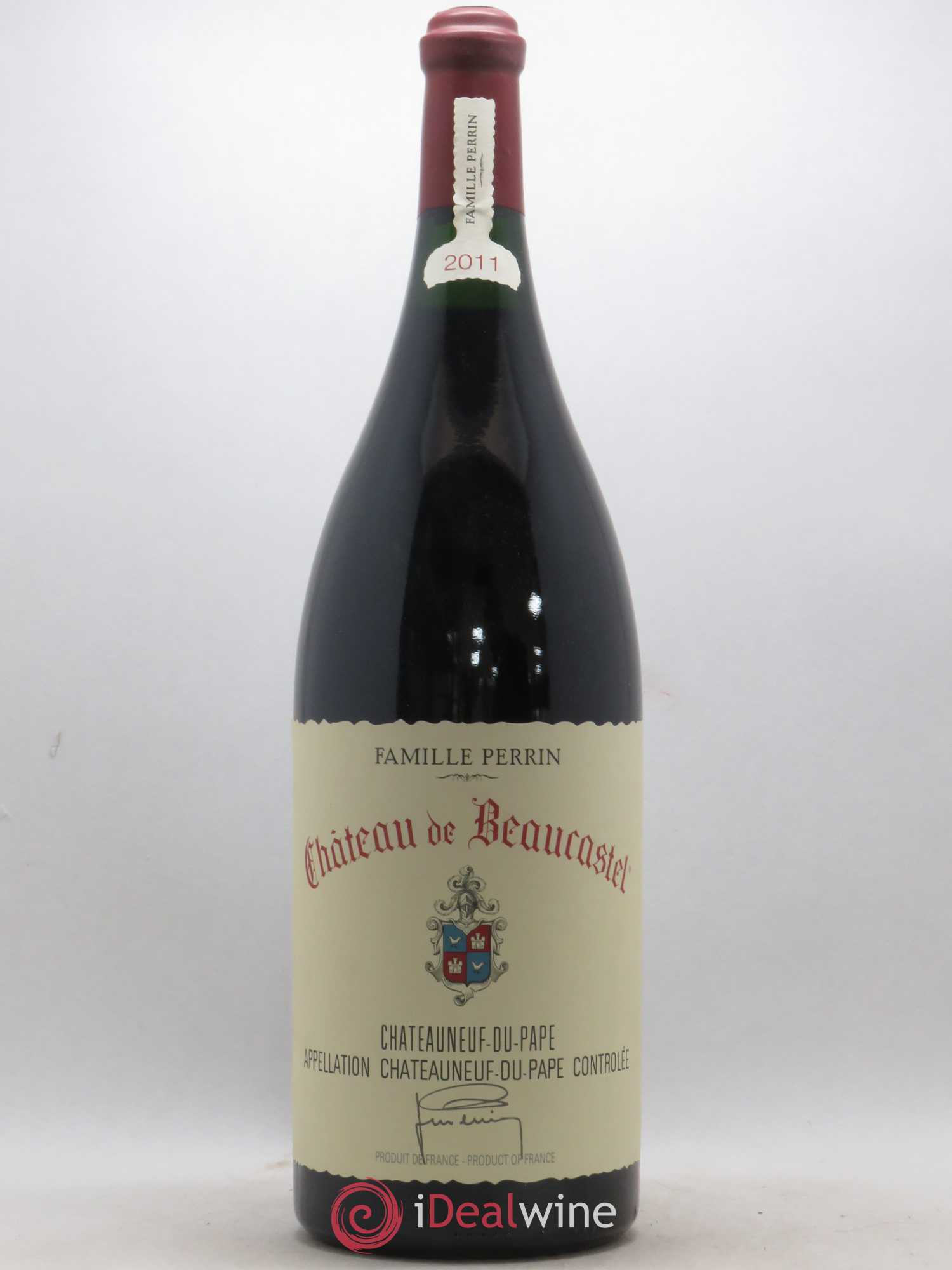 Châteauneuf-du-Pape Château de Beaucastel Famille Perrin 2011 - Lot de 1 double magnum - 0