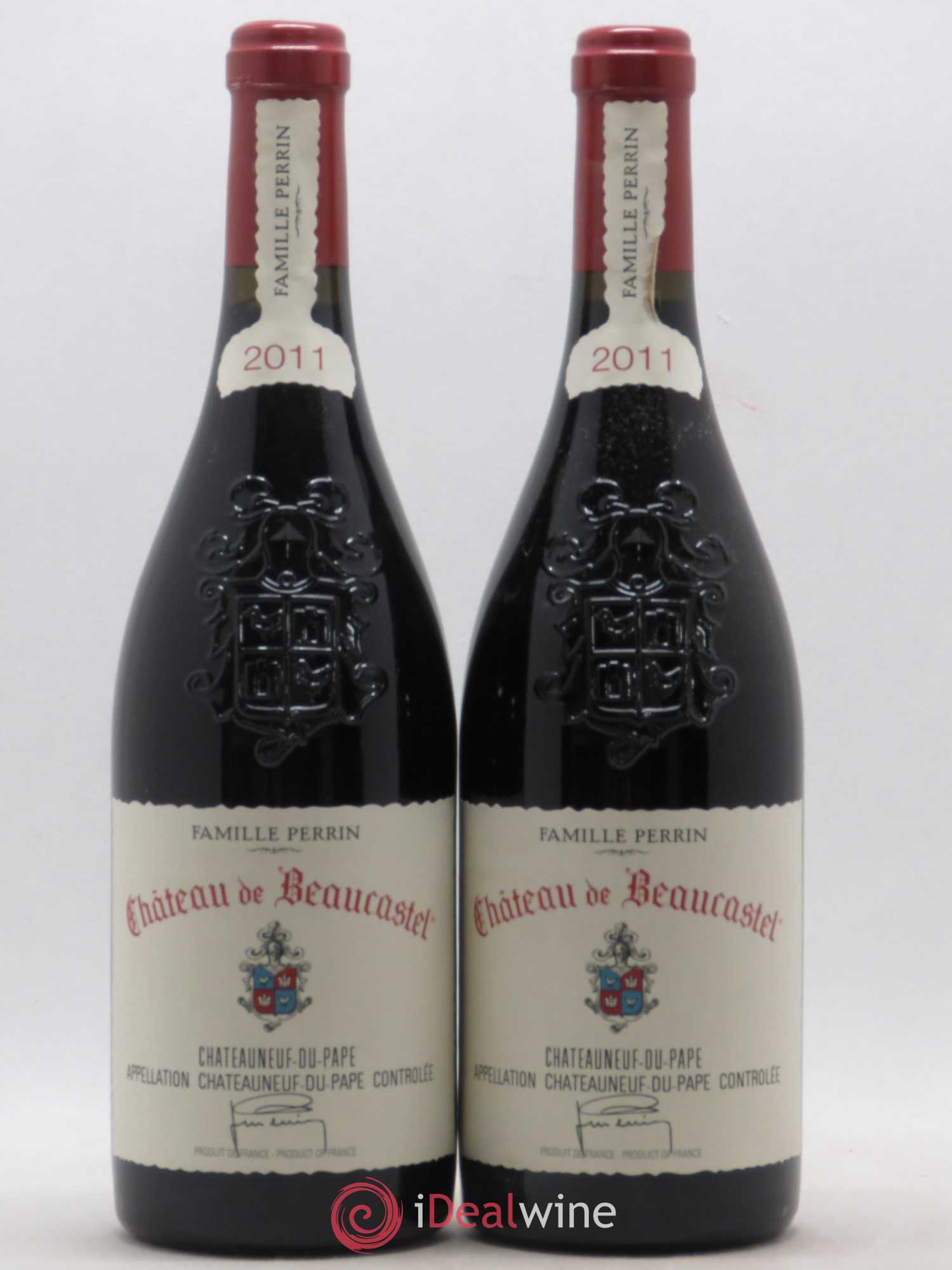 Châteauneuf-du-Pape Château de Beaucastel Famille Perrin 2011 - Lot de 2 bouteilles - 0