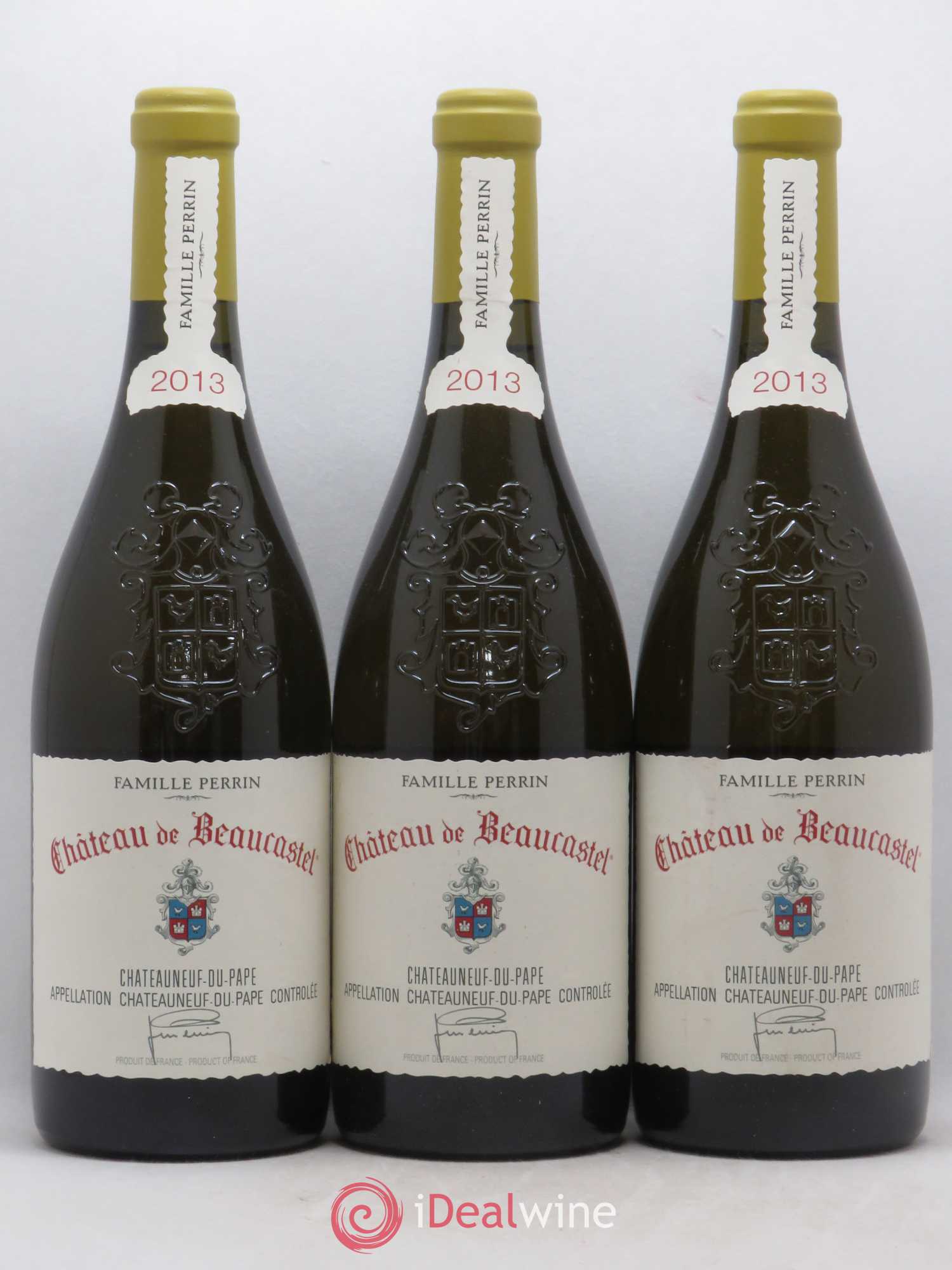 Châteauneuf-du-Pape Château de Beaucastel Famille Perrin 2013 - Lot de 3 bouteilles - 0