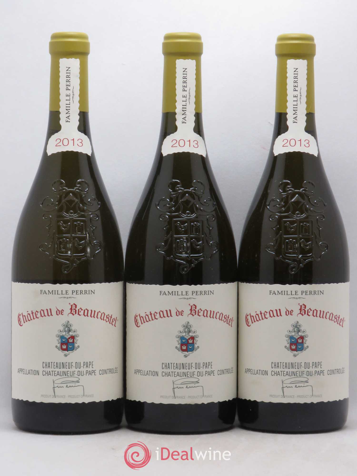 Châteauneuf-du-Pape Château de Beaucastel Famille Perrin 2013 - Lot de 3 bouteilles - 0