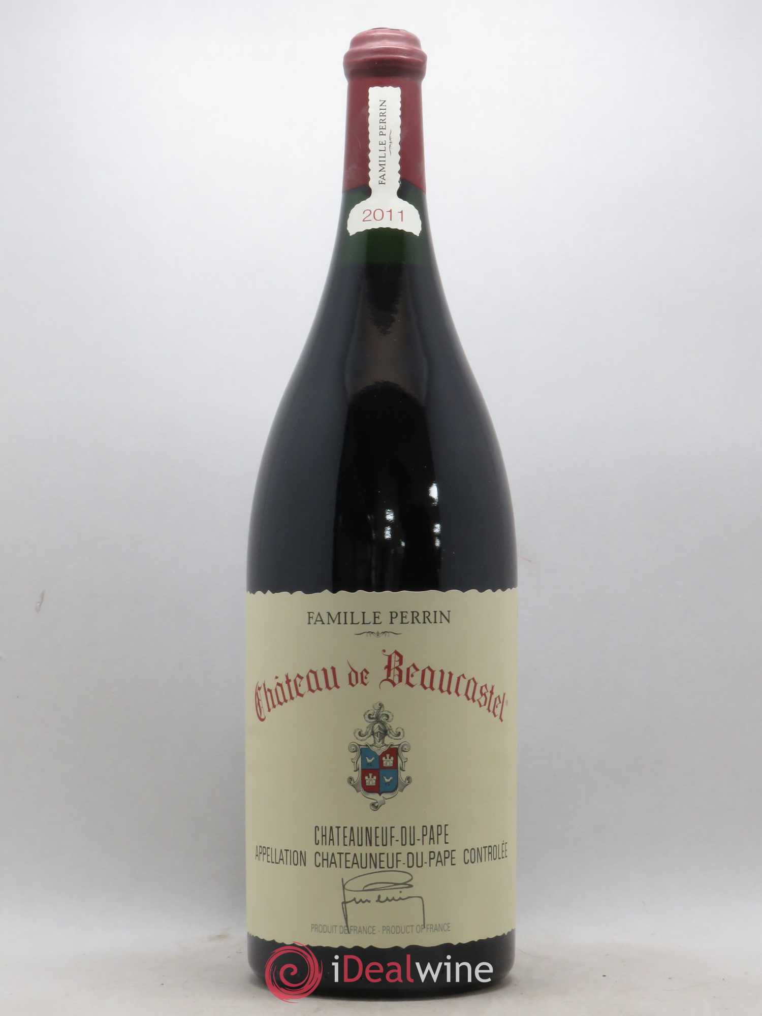 Châteauneuf-du-Pape Château de Beaucastel Famille Perrin 2011 - Lot de 1 double magnum - 0
