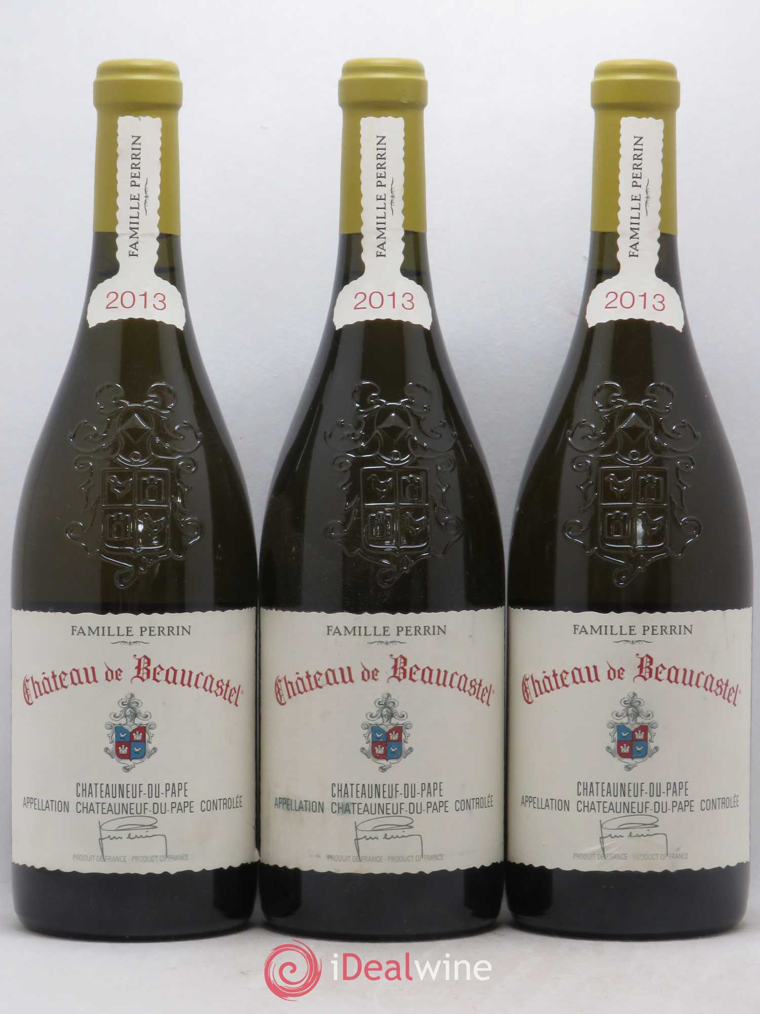 Châteauneuf-du-Pape Château de Beaucastel Famille Perrin 2013 - Posten von 6 Flaschen - 2