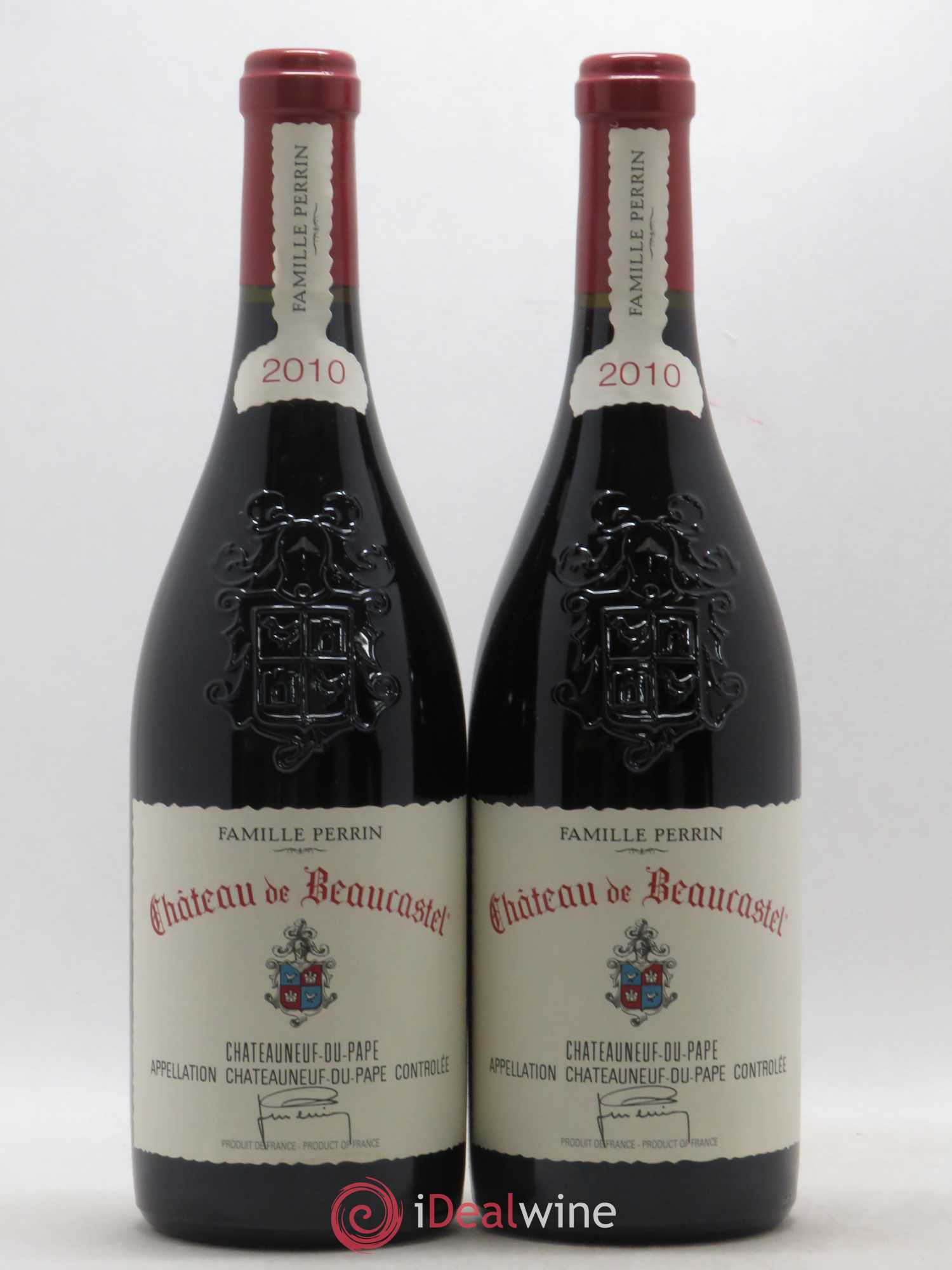 Châteauneuf-du-Pape Château de Beaucastel Famille Perrin 2010 - Lot de 2 bouteilles - 0