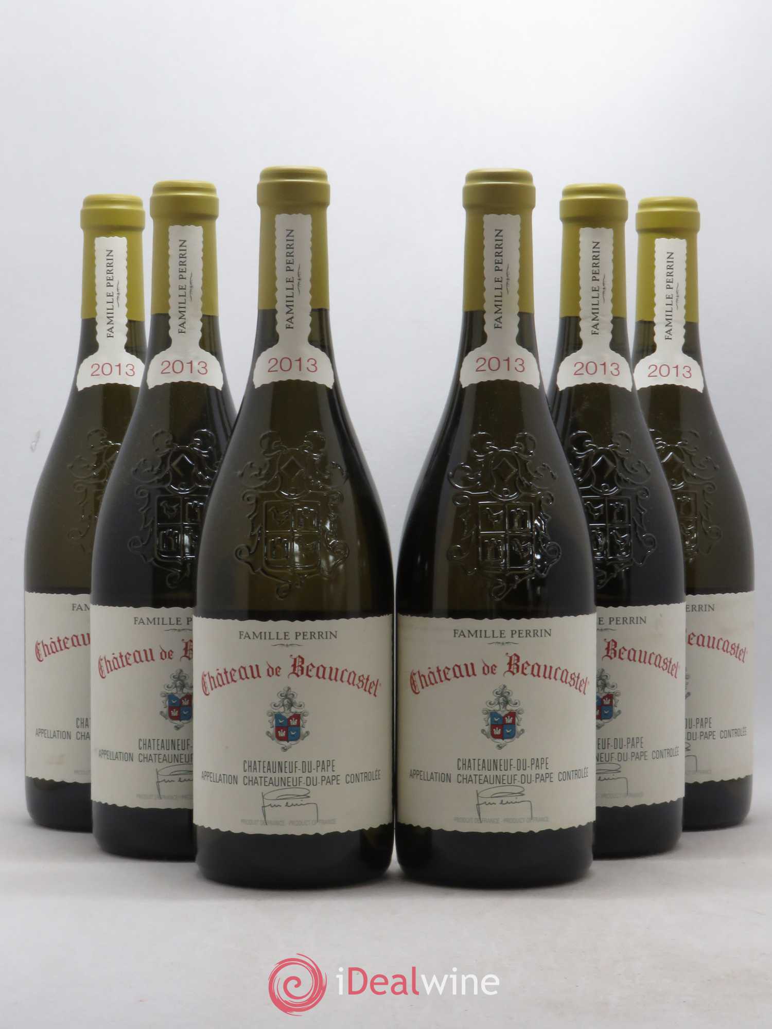 Châteauneuf-du-Pape Château de Beaucastel Famille Perrin 2013 - Lot de 6 bouteilles - 0