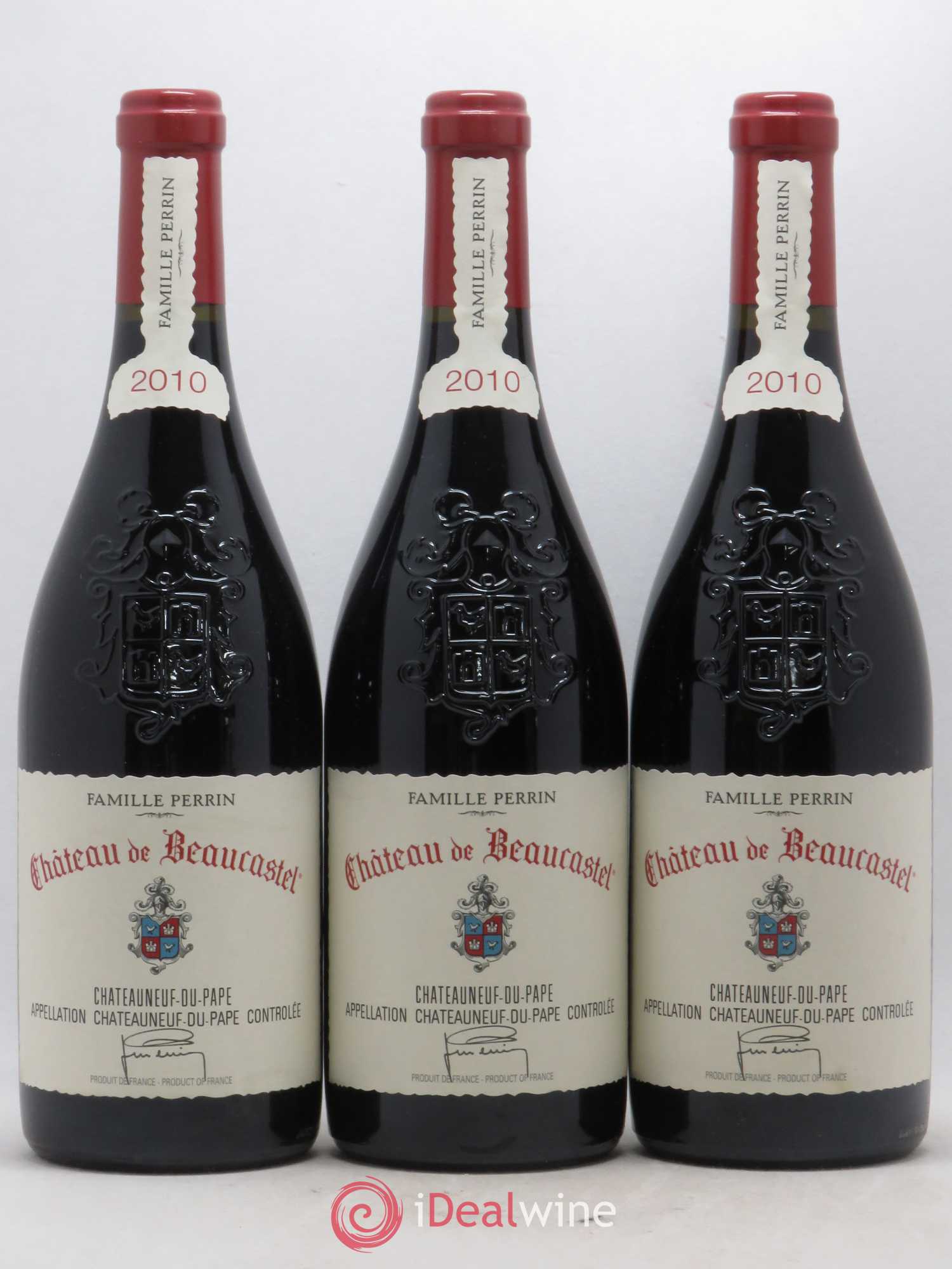 Châteauneuf-du-Pape Château de Beaucastel Famille Perrin 2010 - Lot de 6 bouteilles - 1