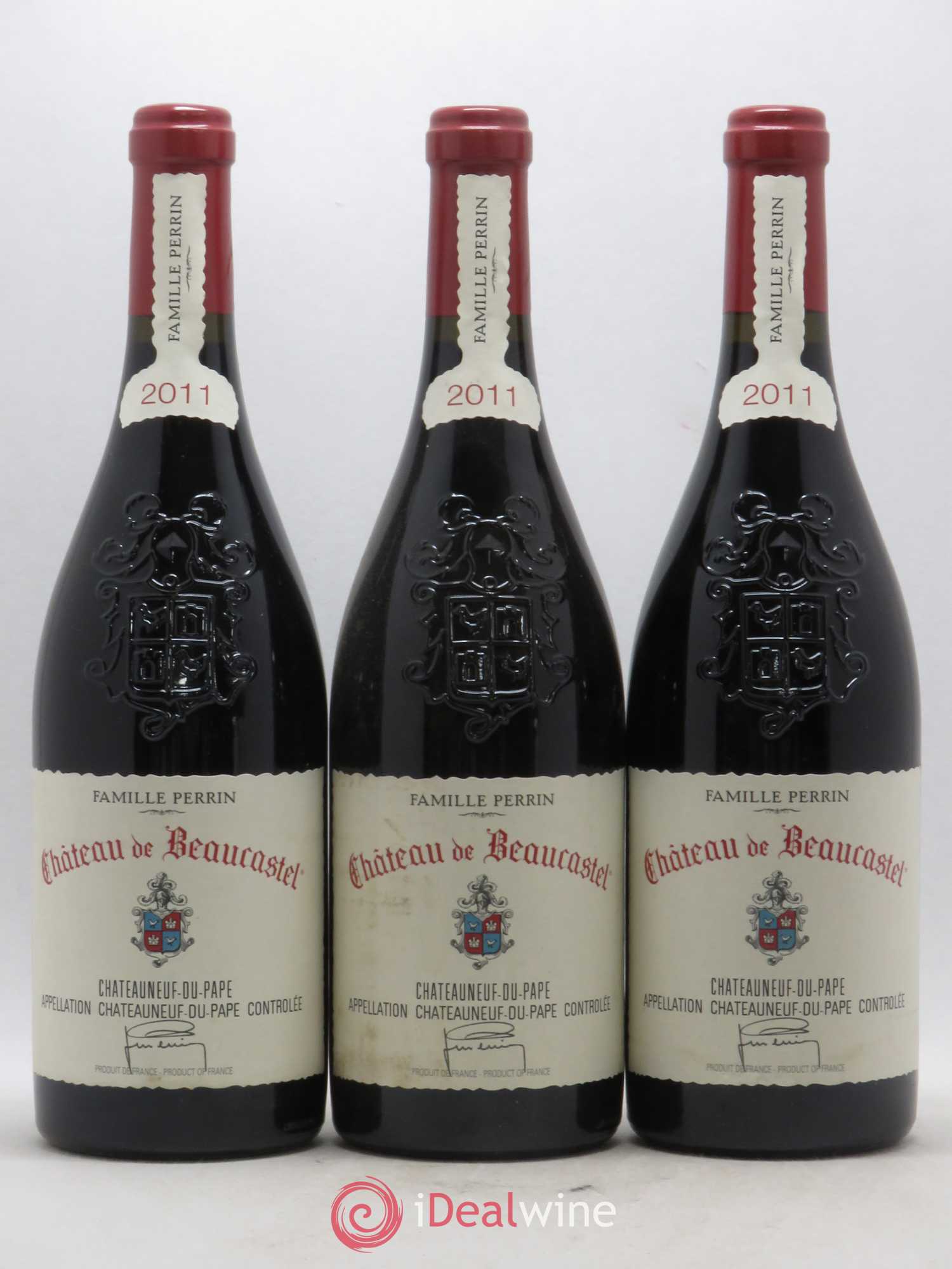 Châteauneuf-du-Pape Château de Beaucastel Famille Perrin 2011 - Lot de 6 bouteilles - 1