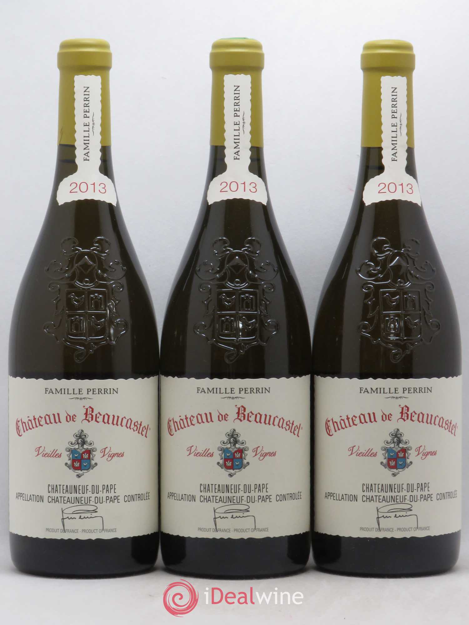 Châteauneuf-du-Pape Château de Beaucastel Vieilles vignes Roussanne Famille Perrin 2013 - Lot de 6 bouteilles - 2