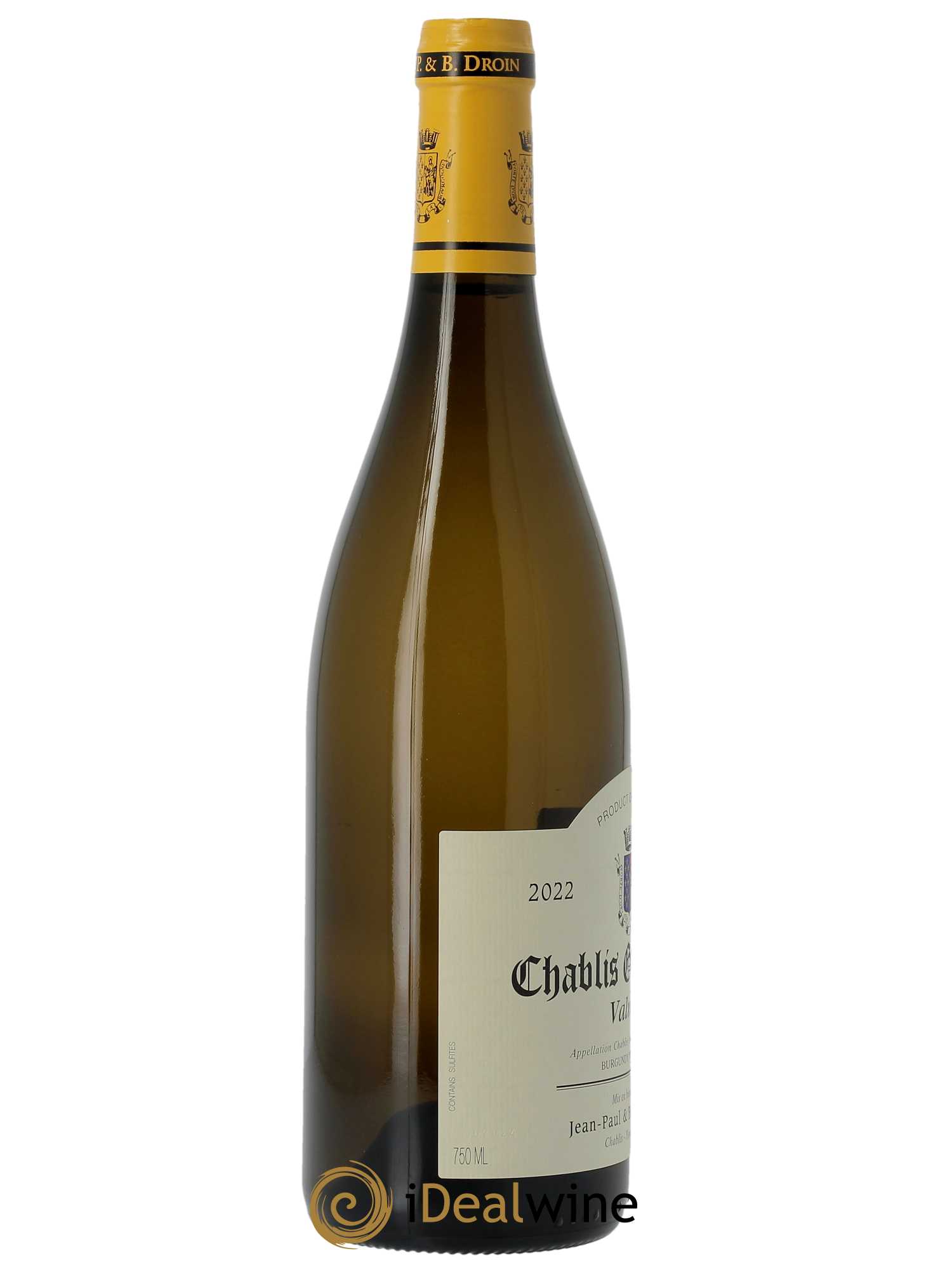 Chablis Grand Cru Valmur Jean-Paul & Benoît Droin (Domaine)  2022 - Lot of 1 bottle - 1