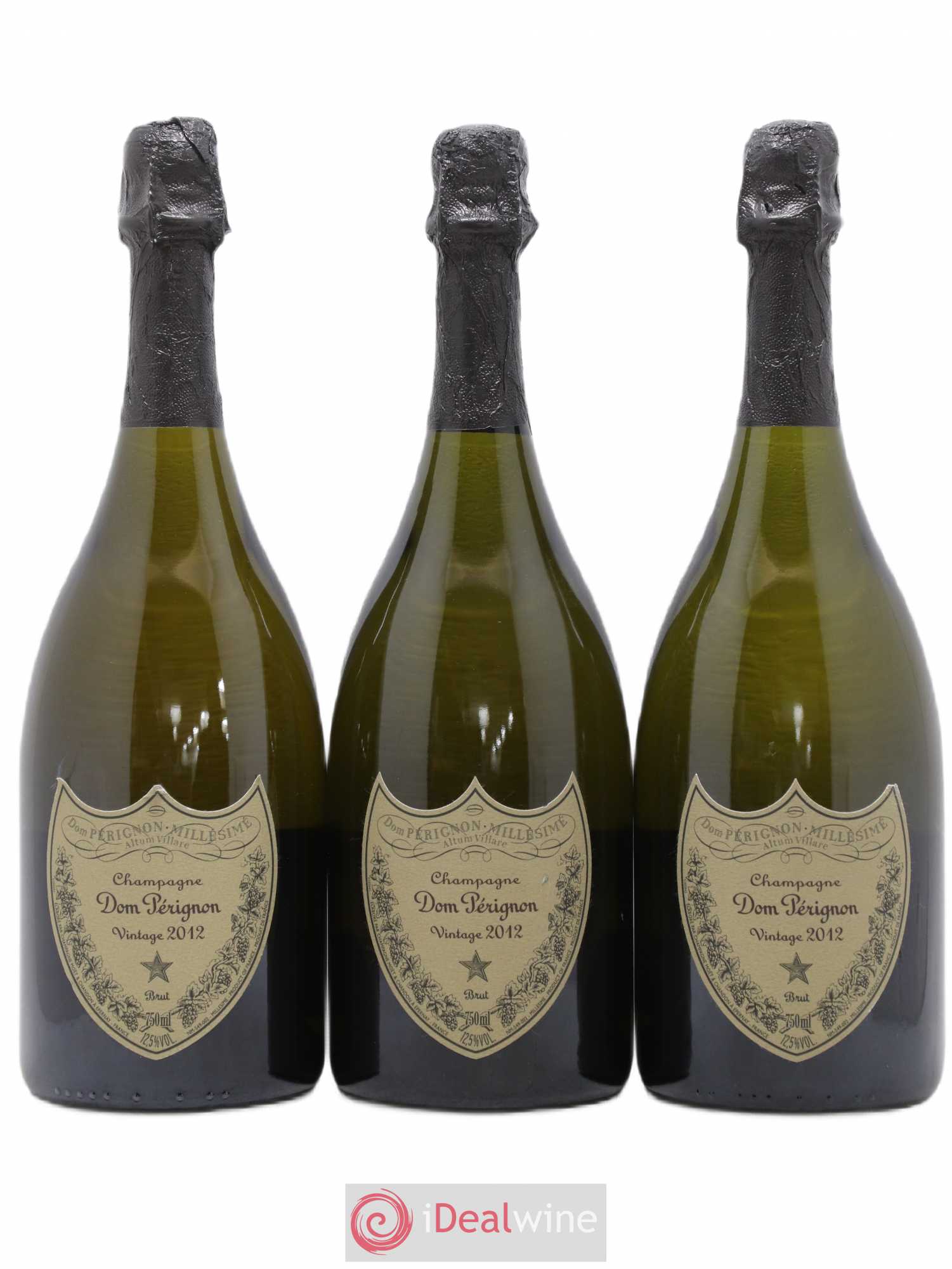 Brut Dom Pérignon 2012 - Lot de 3 bouteilles - 0