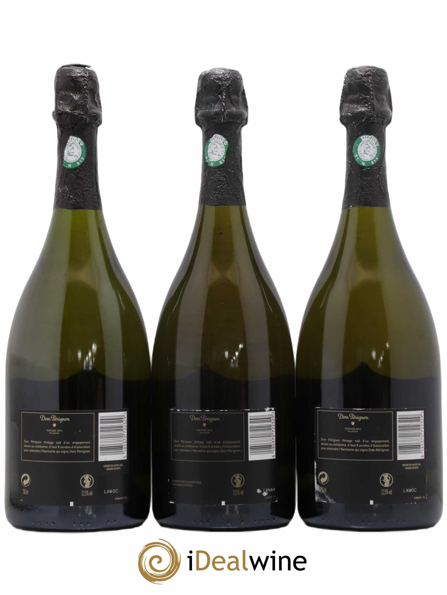 Brut Dom Pérignon 2012 - Lot de 3 bouteilles - 1