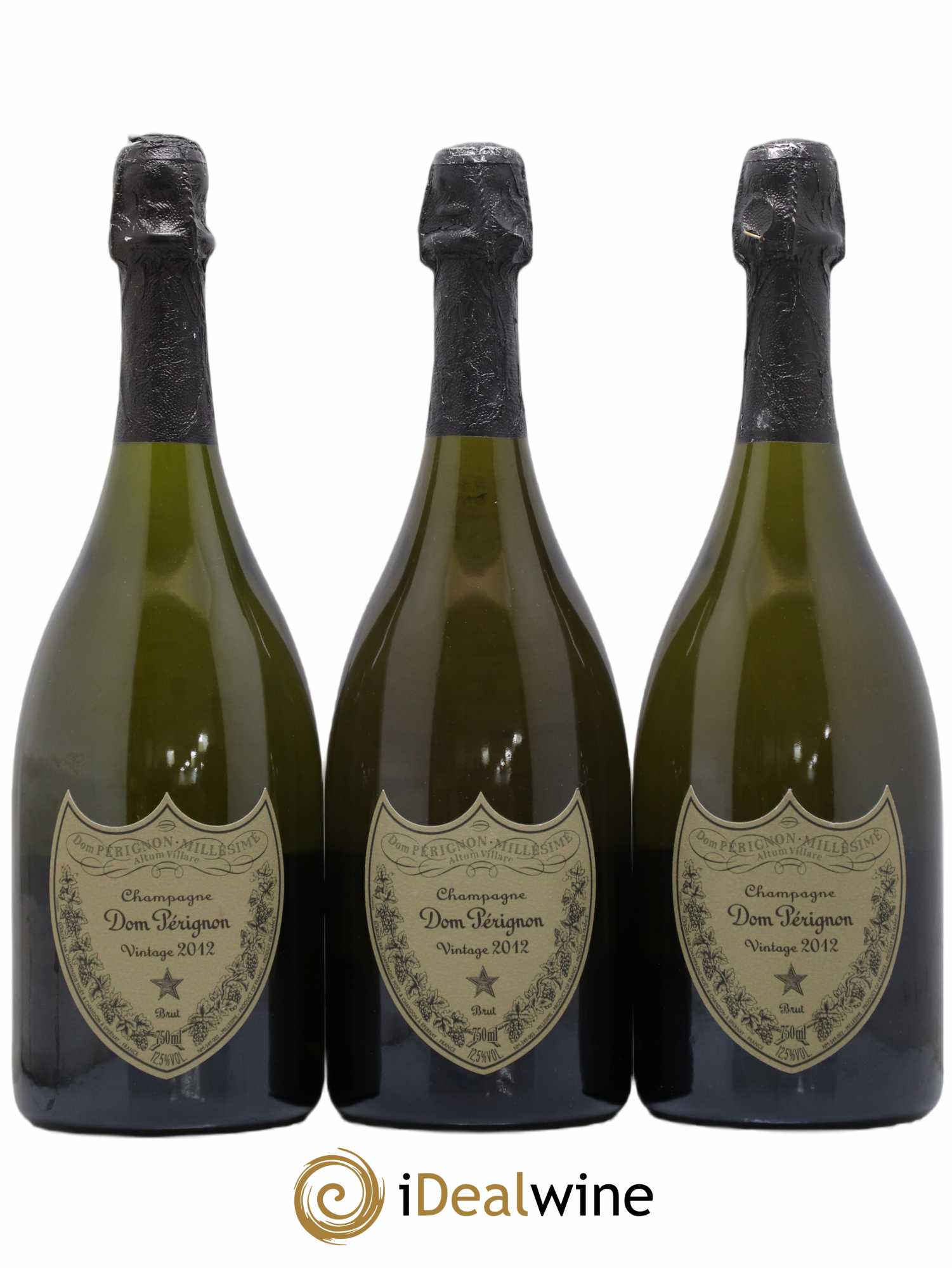 Brut Dom Pérignon 2012 - Lot de 3 bouteilles - 0