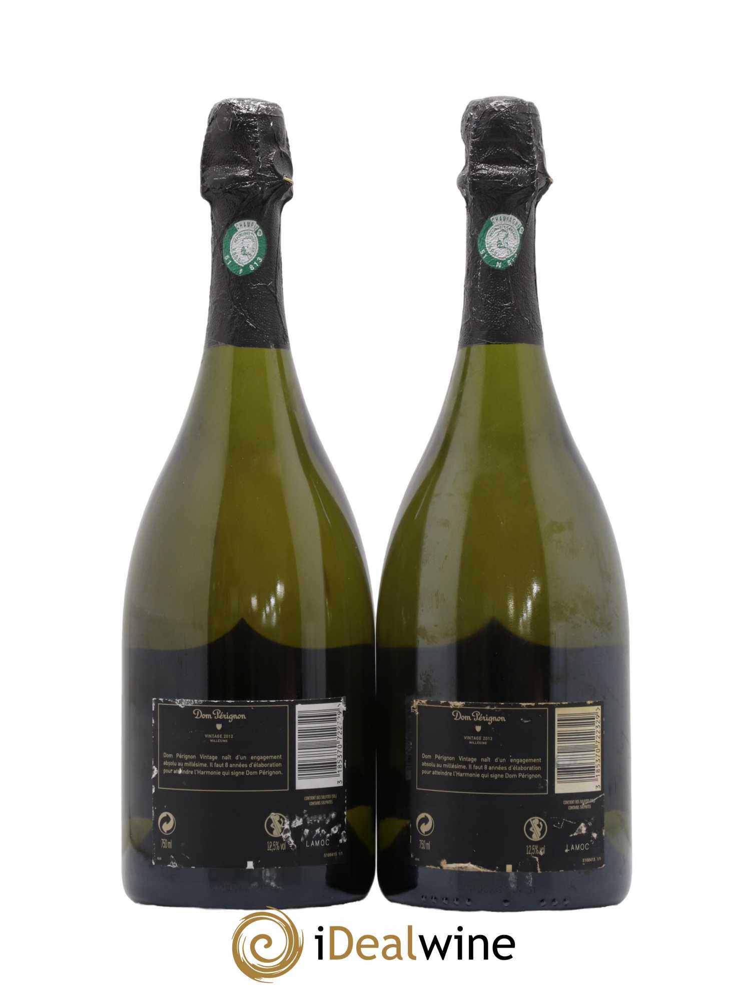 Brut Dom Pérignon 2012 - Lot de 2 bouteilles - 1