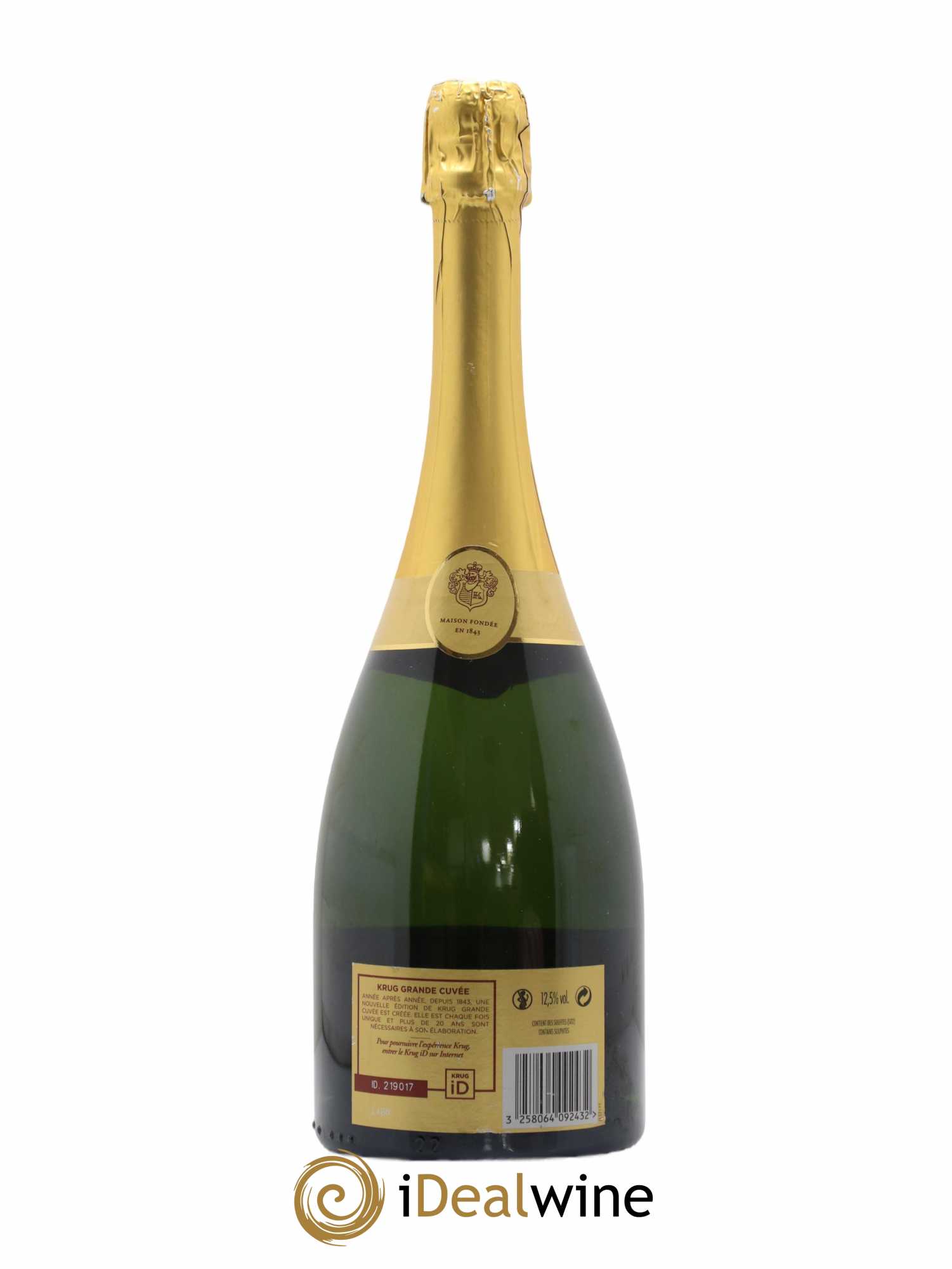 Grande Cuvée - 168ème édition Krug - Lot de 1 bouteille - 1
