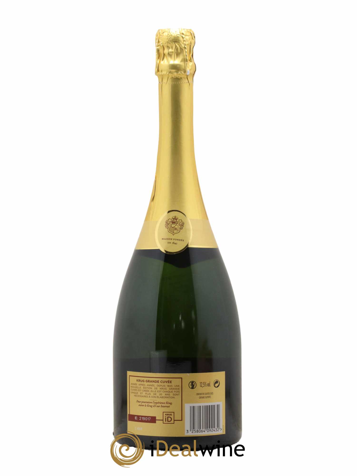 Grande Cuvée - 168ème édition Krug - Lot de 1 bouteille - 1