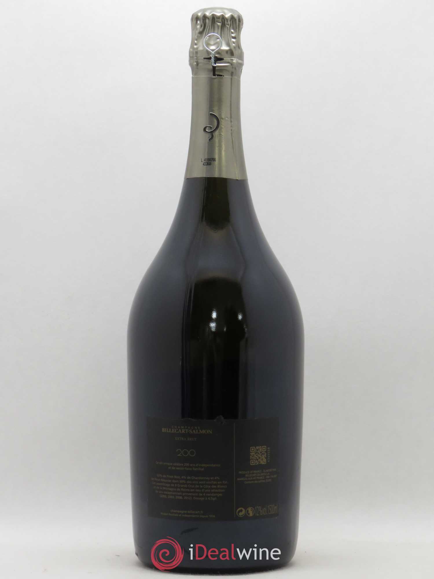 Extra-Brut Billecart-Salmon Cuvée 200 - Lot de 1 magnum - 1